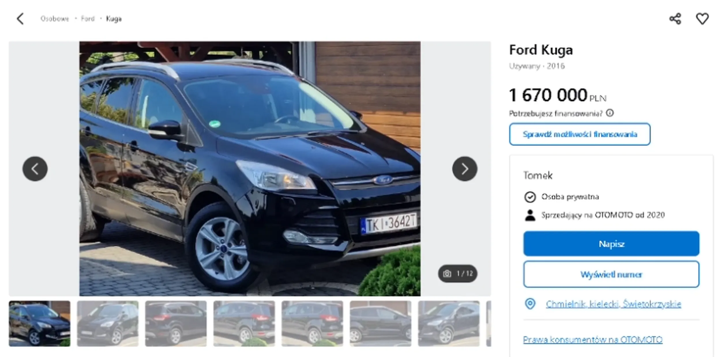 Bardzo drogi samochód za półtora miliona