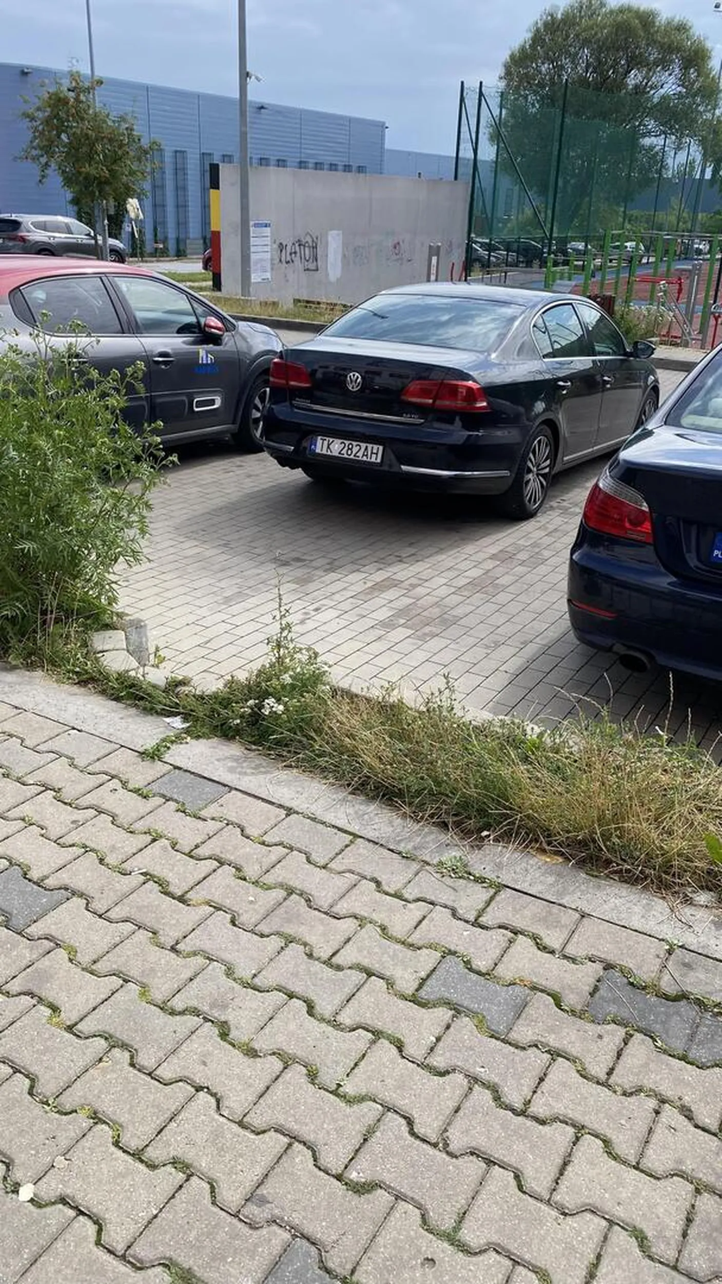 Kierowca nie umie parkować