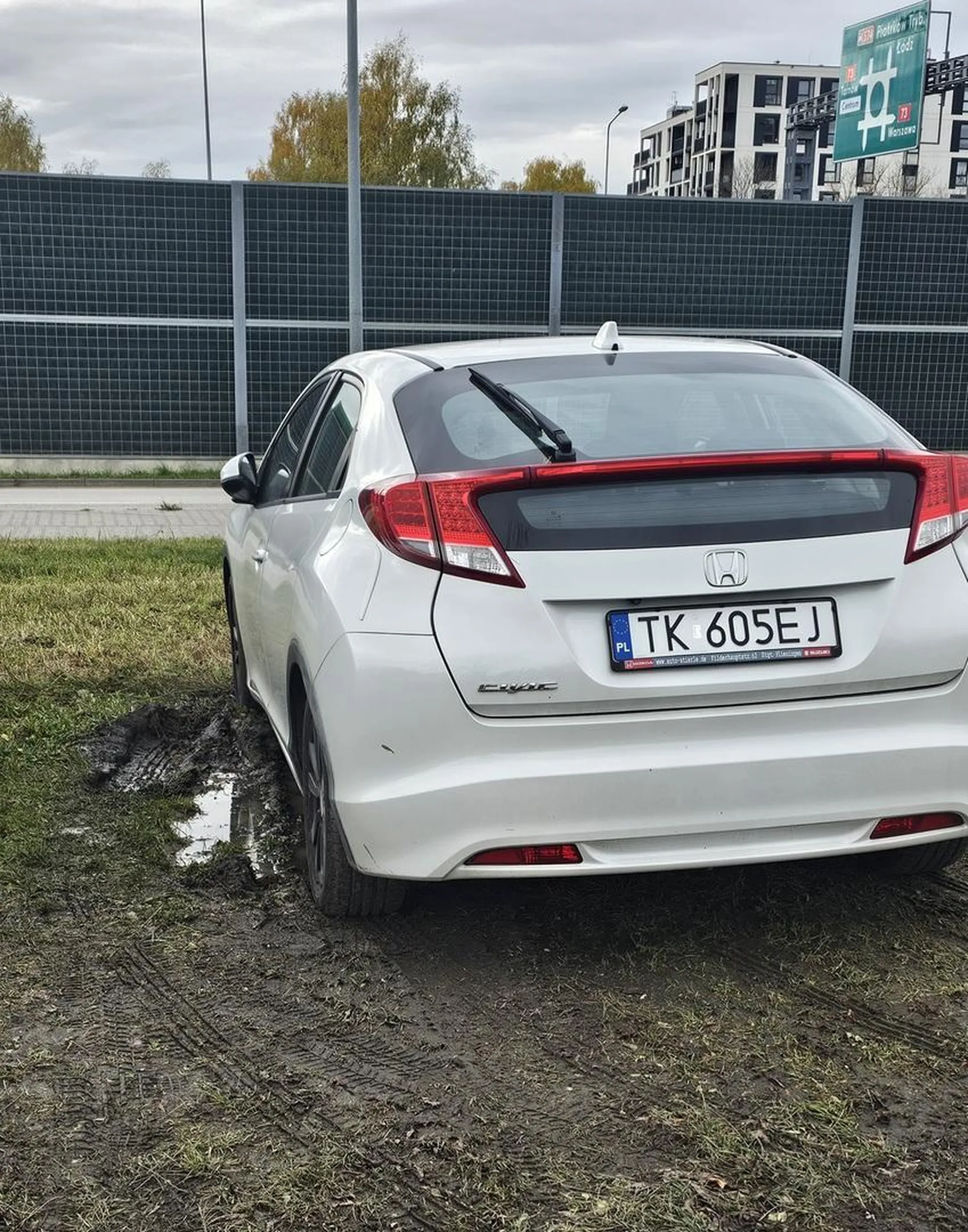 Jak ty łajzo parkujesz I podjazd rozkopujesz..... oddawaj prawojazdy bałwanie....