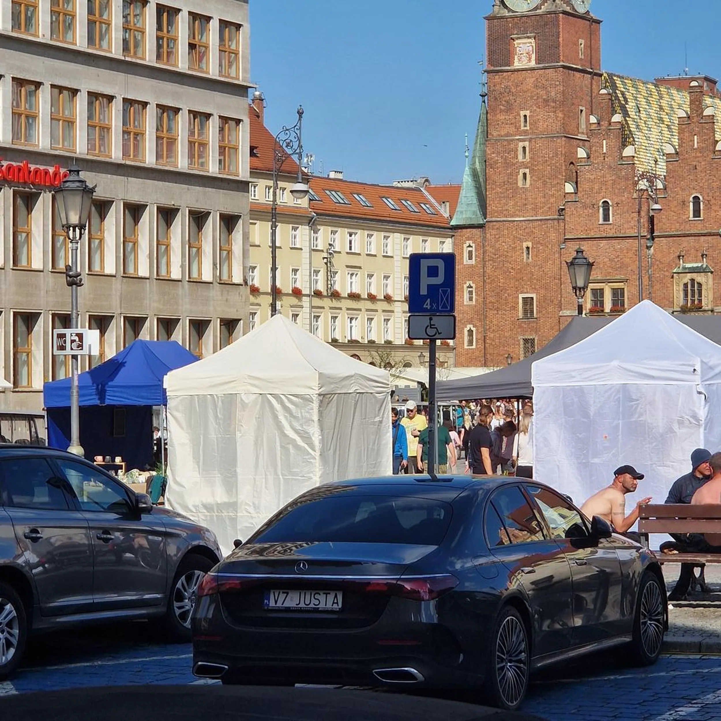 Z auta nie wysiadł nikt niepełnosprawny. Chyba że na umyśle.