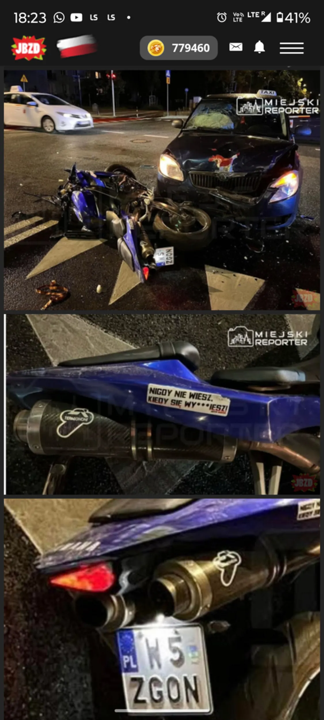 Także no, choć mam nadzieję, że chłop przeżył.