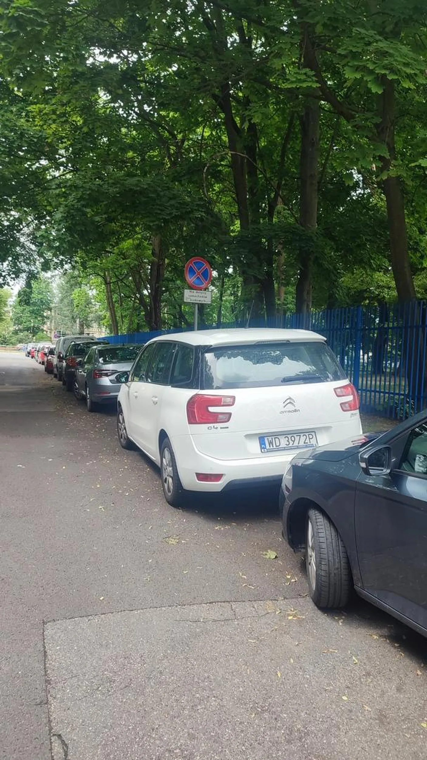 Parkuje na zakazie, uniemożliwia wyjazd innym