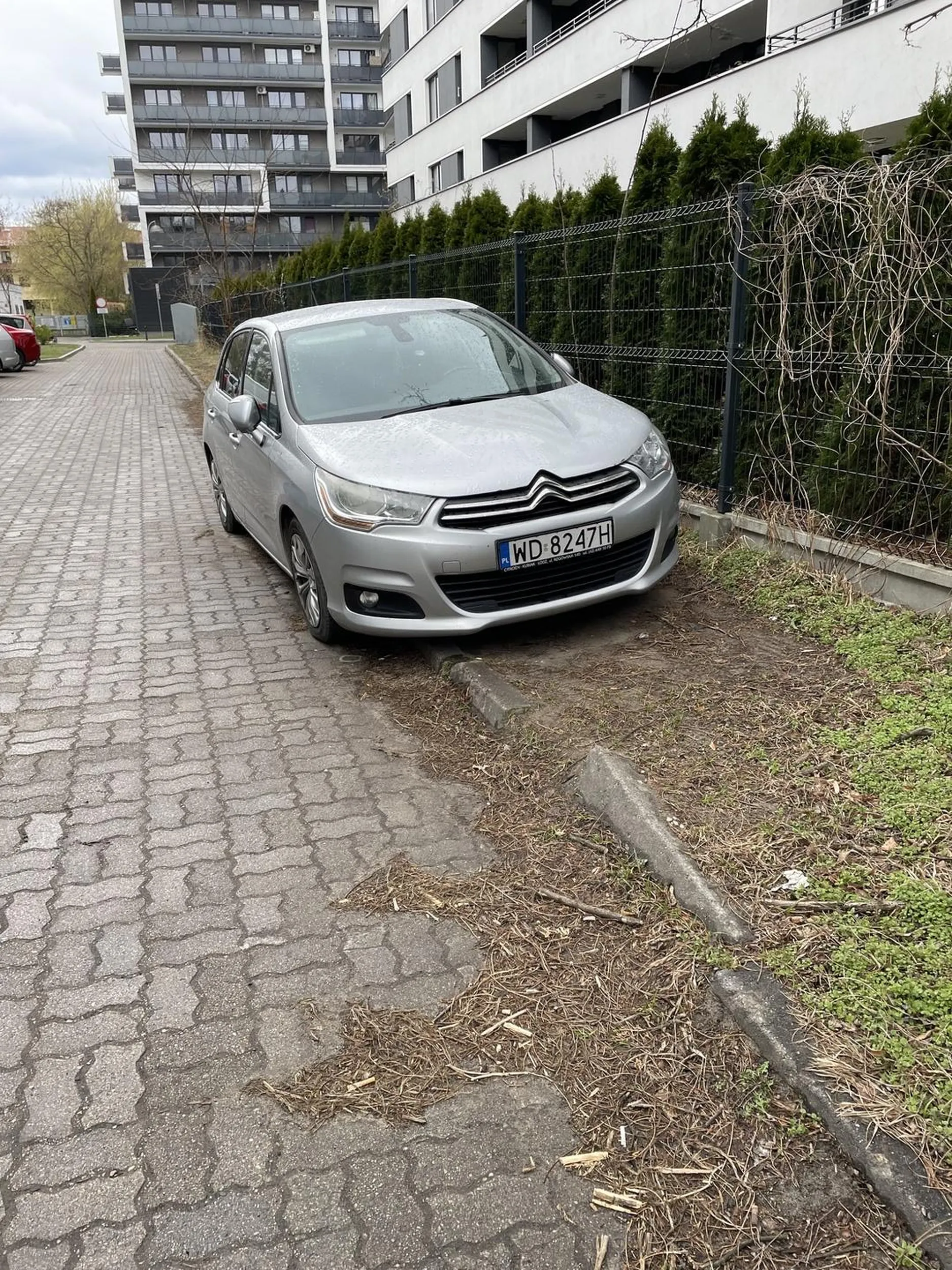 I stanie taka święta krowa a wyjechać się już busem nie da. Niewspominajac że trawnik niszczy