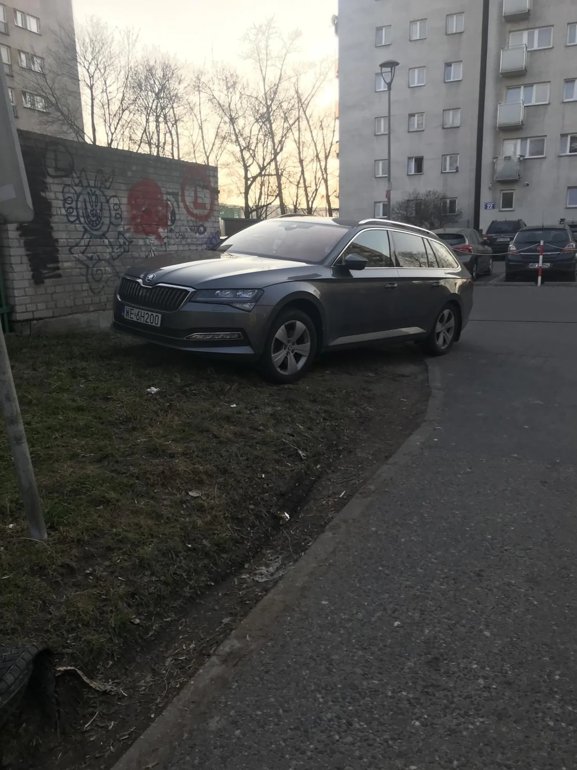 Parkowanie na trawniku