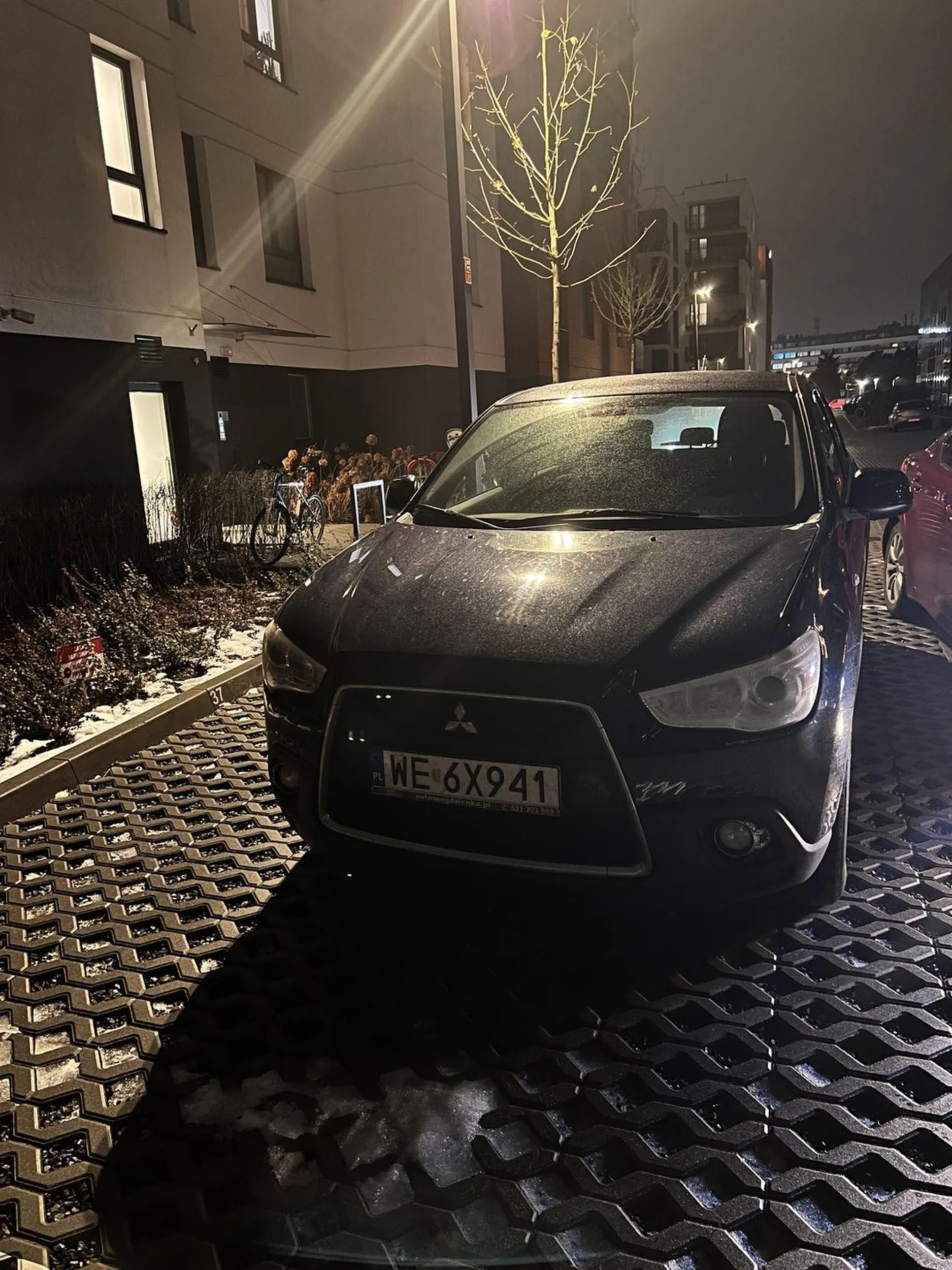 zaparkowany na czyimś miejscu