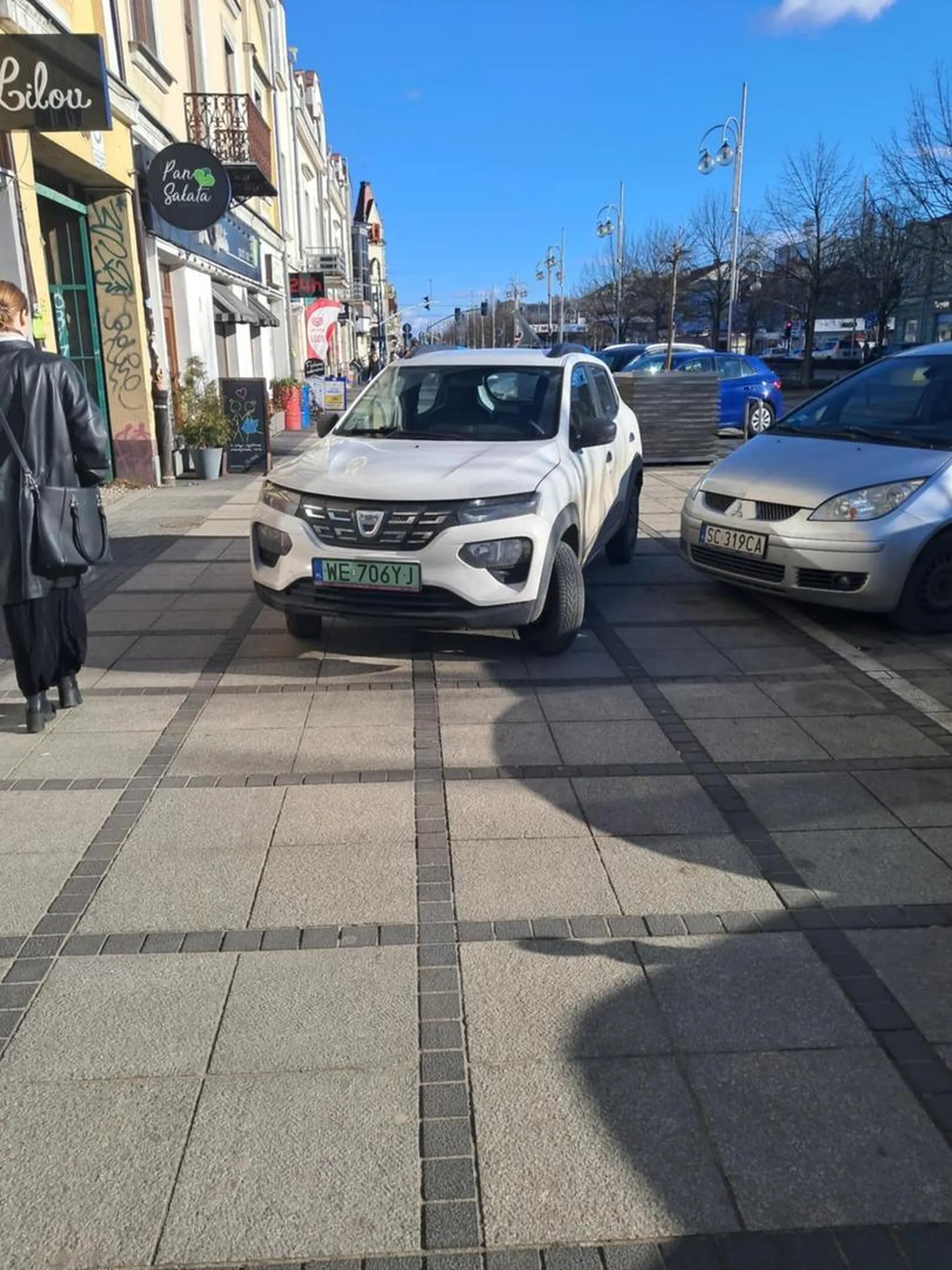 Coś nie wyszło z parkowaniem.