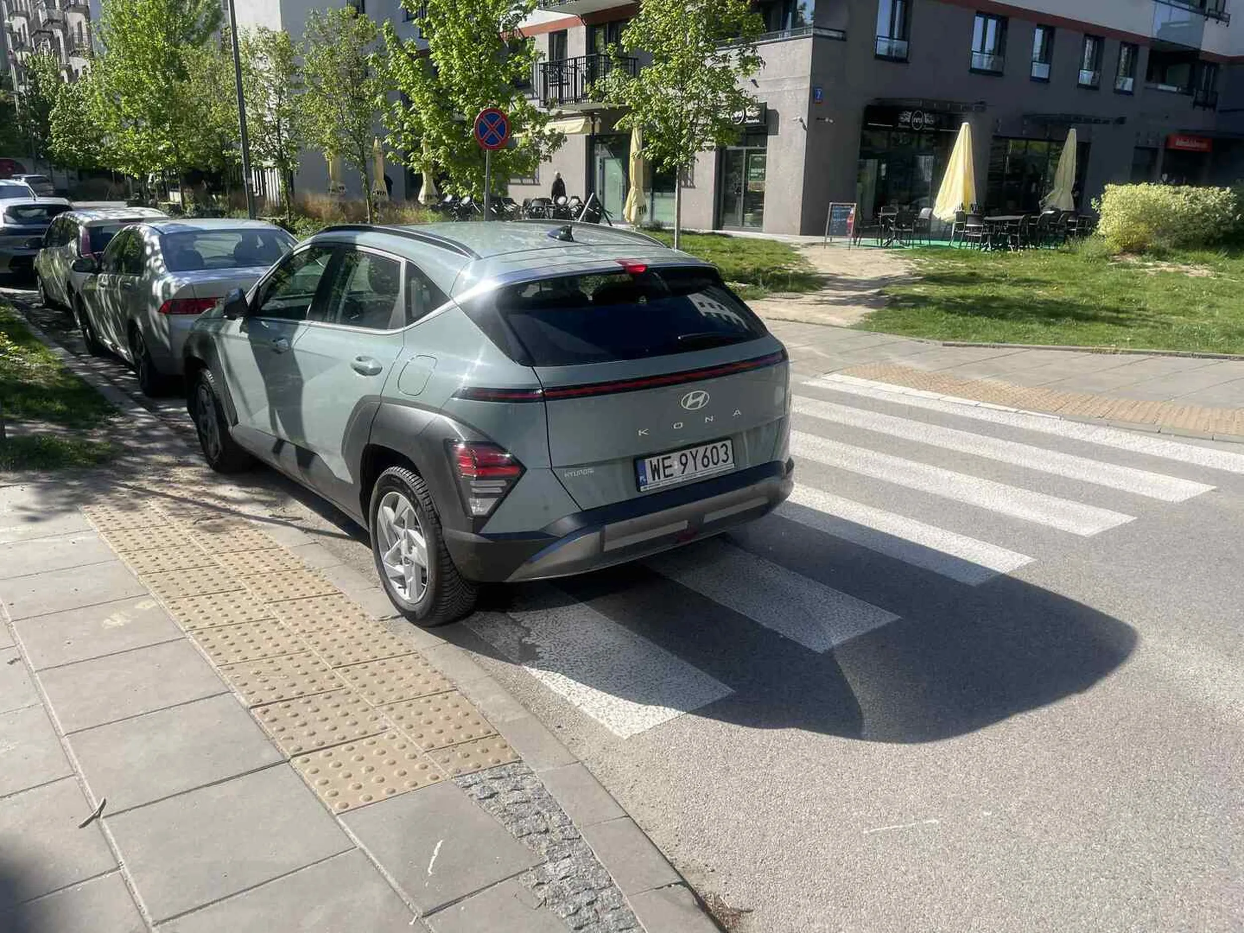 Pan się identyfikuje jako pieszy