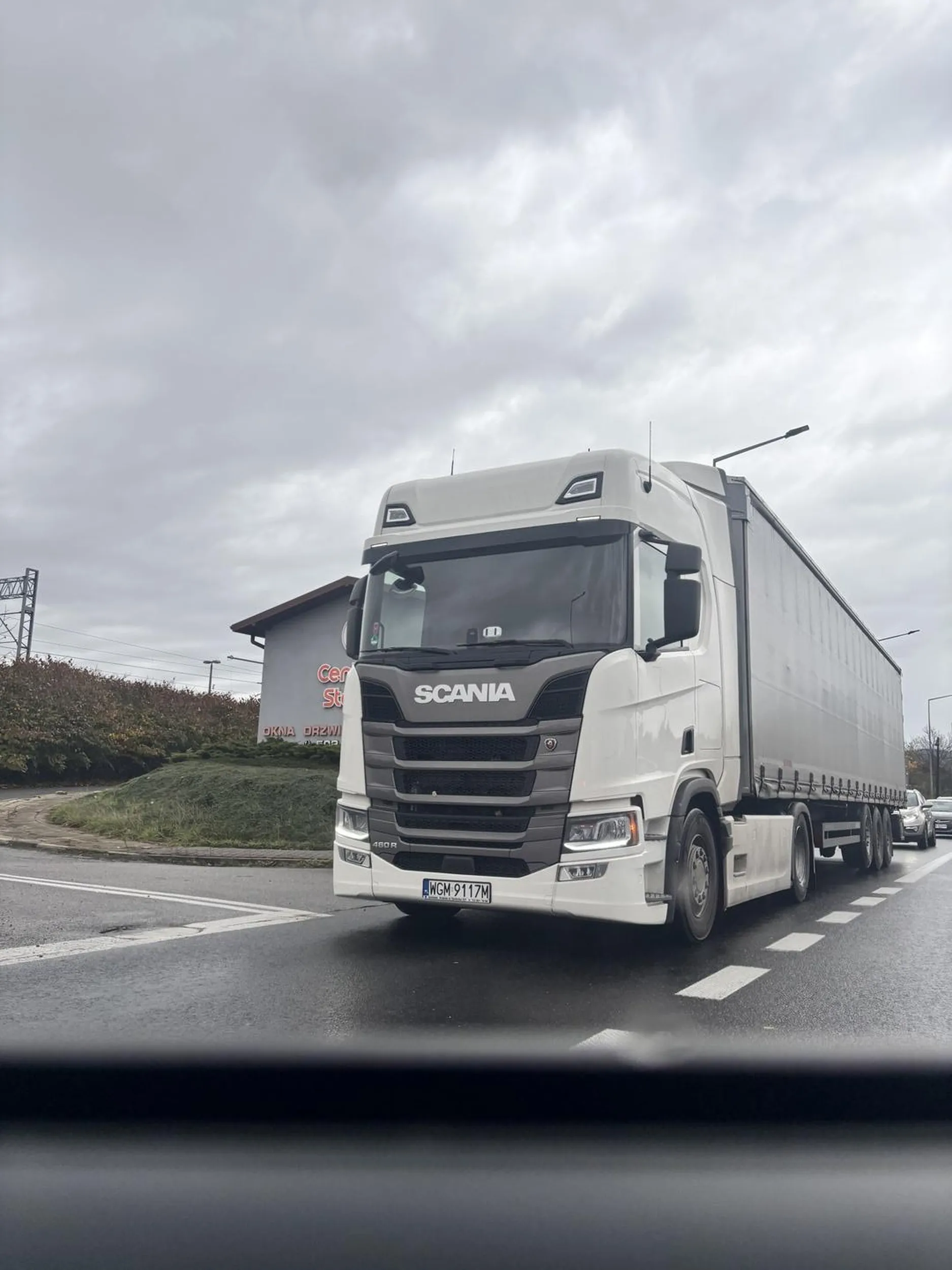 przepuścił nas w korku :)