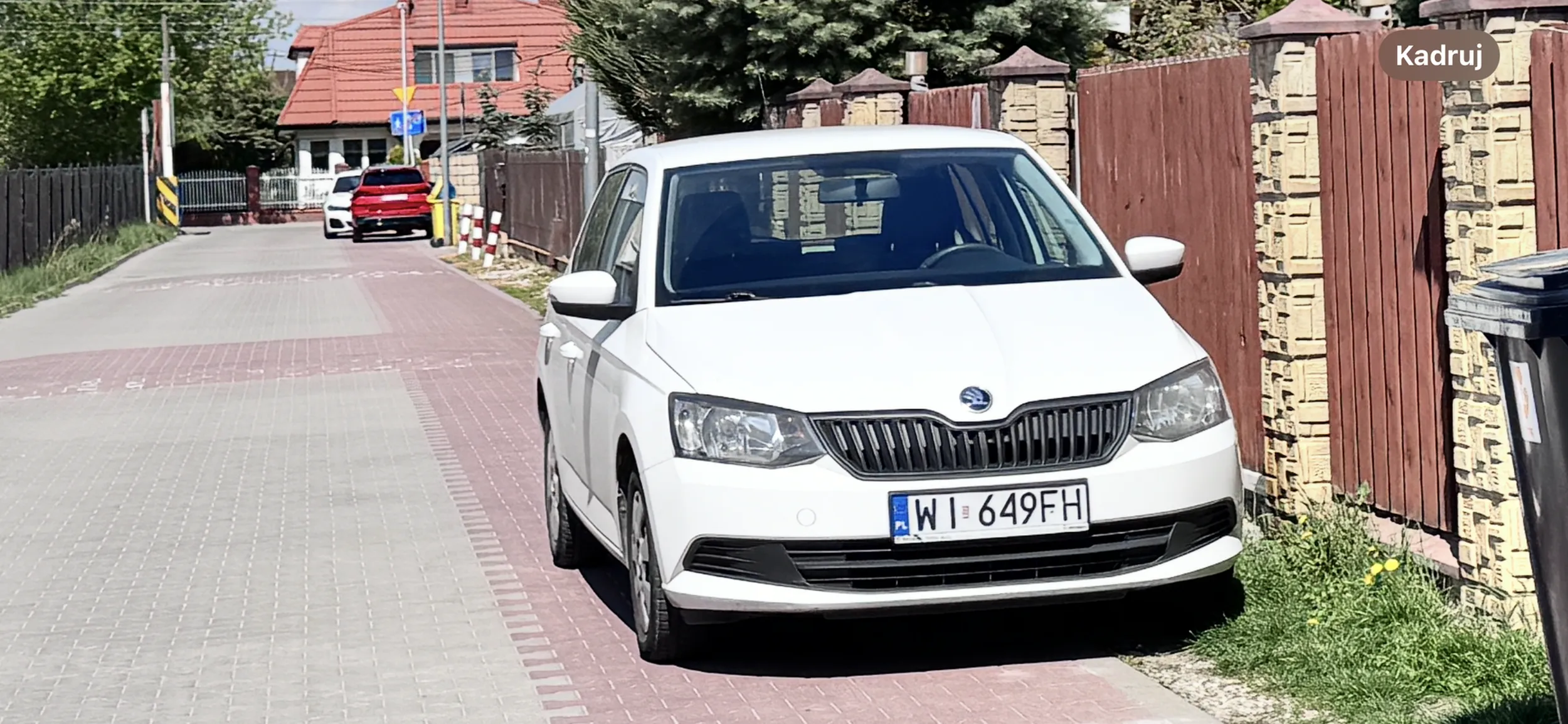 Naucz się człowieku przepisów, tu nie wolno parkować.