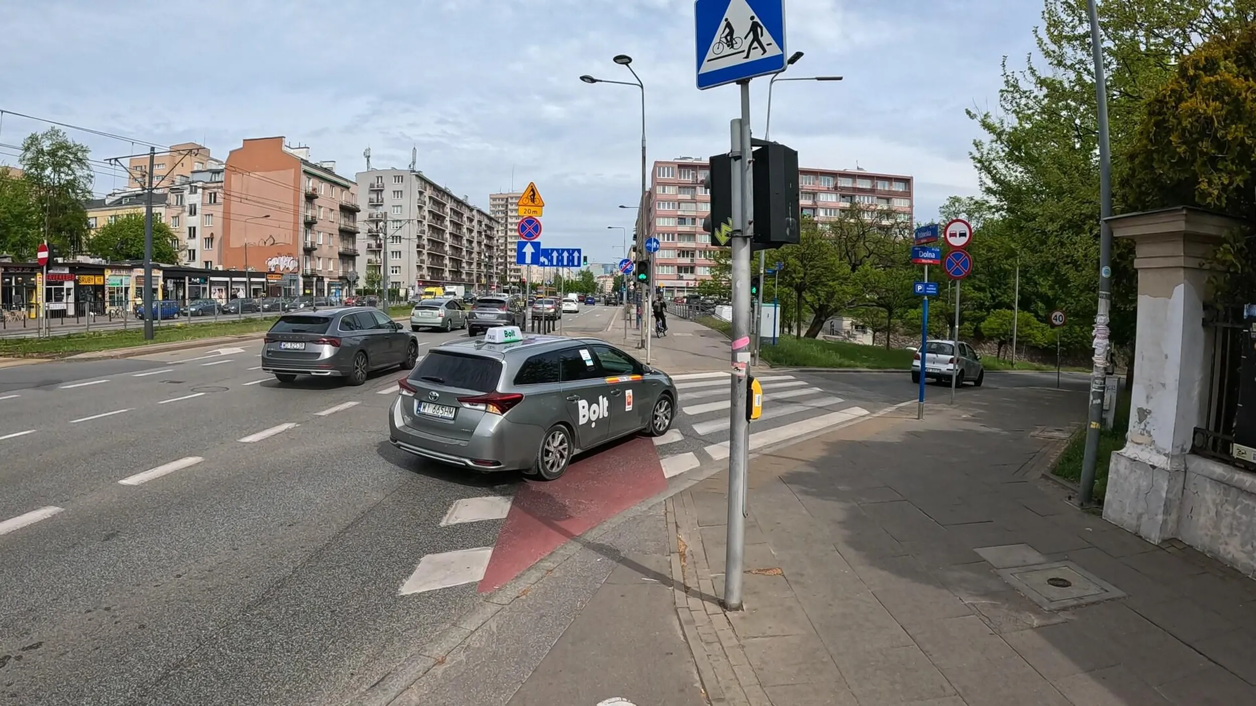 Ślepy baran wymuszający pierwszeństwo