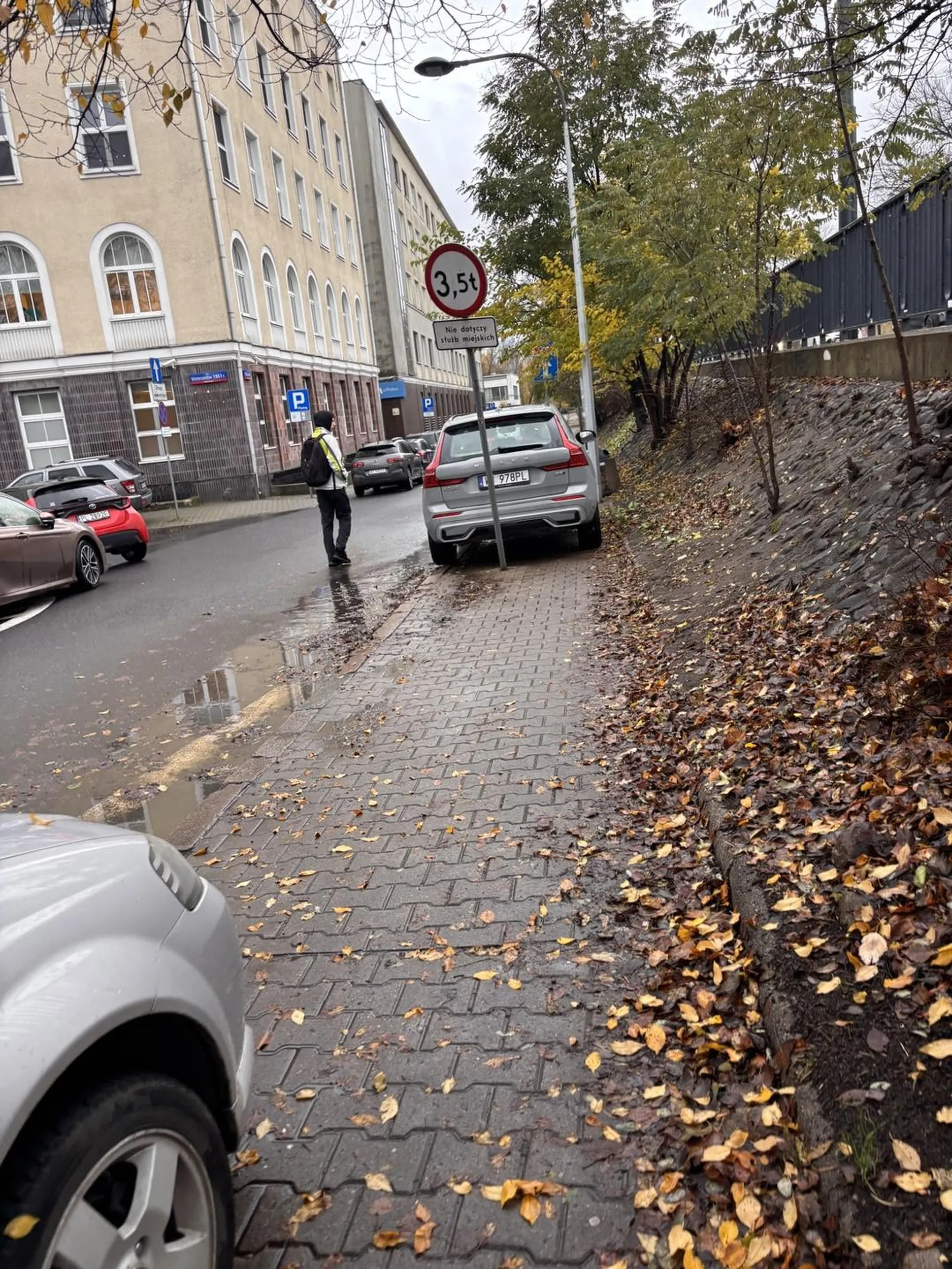 Dramat nie umie parkować