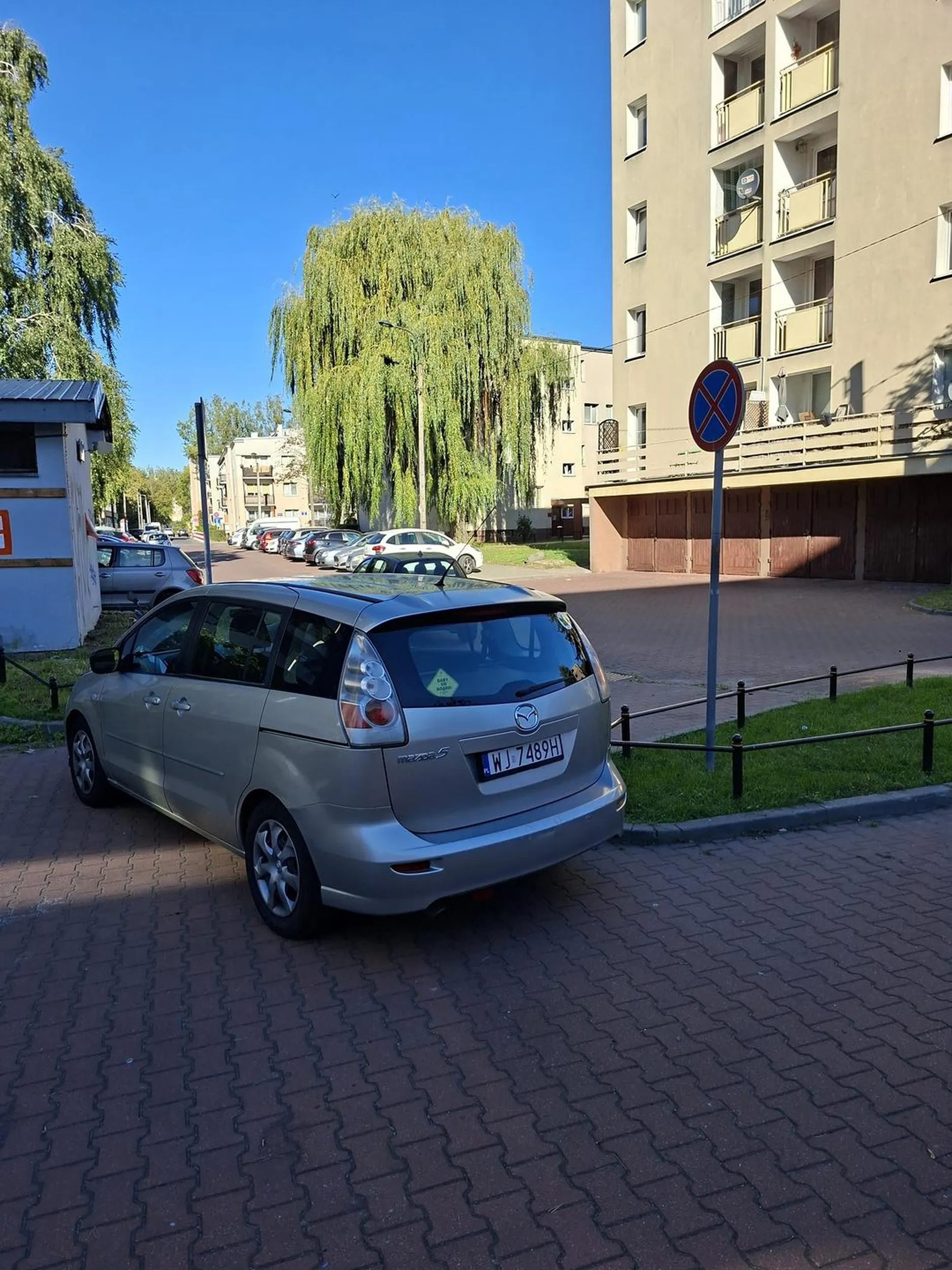 Zablokowanie drogi ppoż.