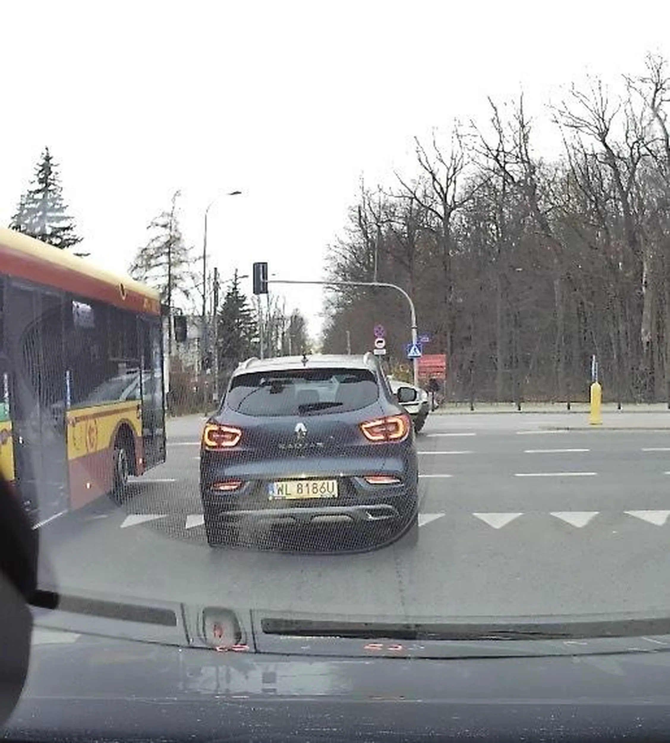 Co tam że pas na wprost… ja i tak skręcam w lewo. Nikt mi nie będzie mówić co mam robić.