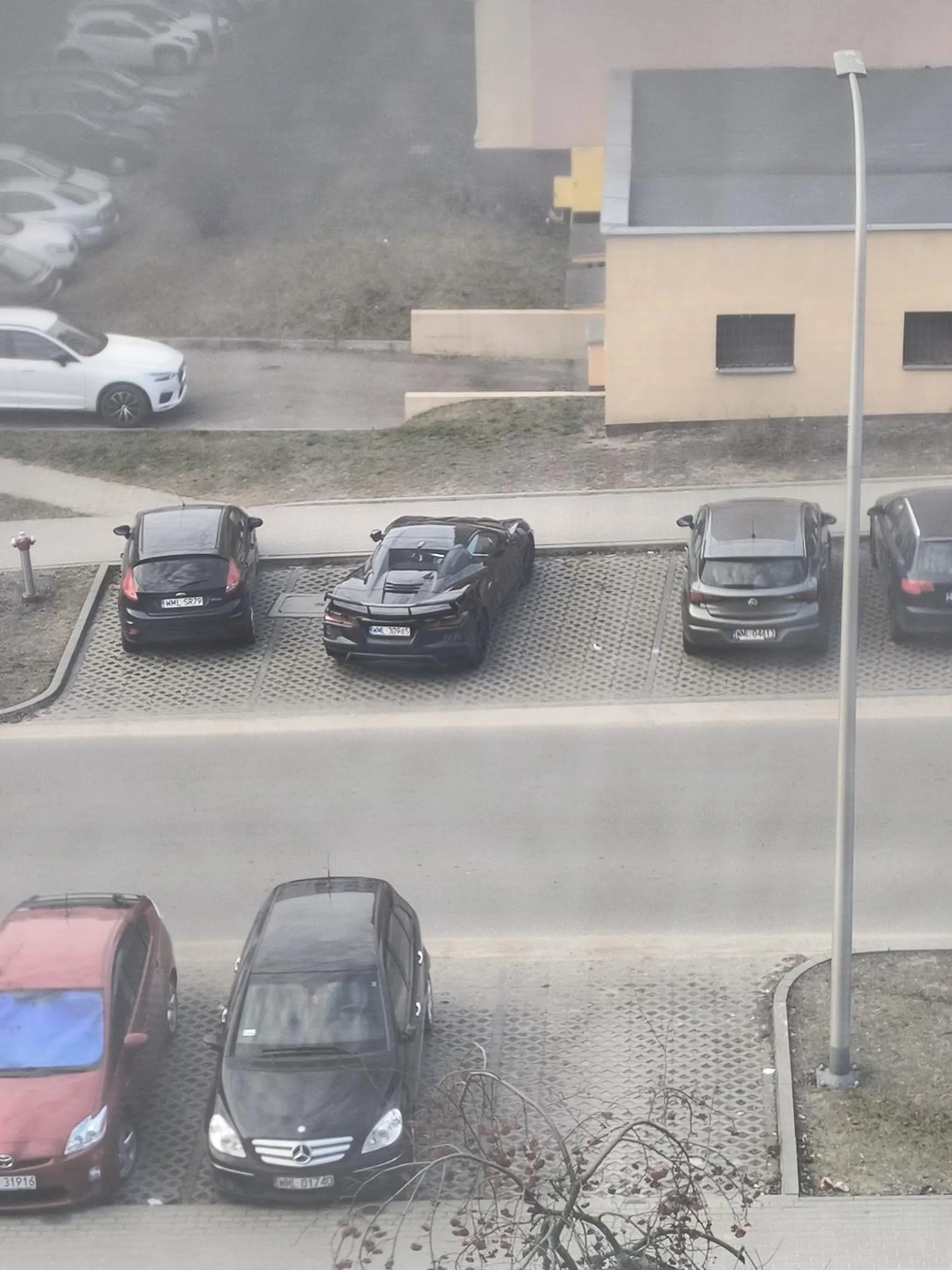 Krzywo zaparkował bananowy dzieciak