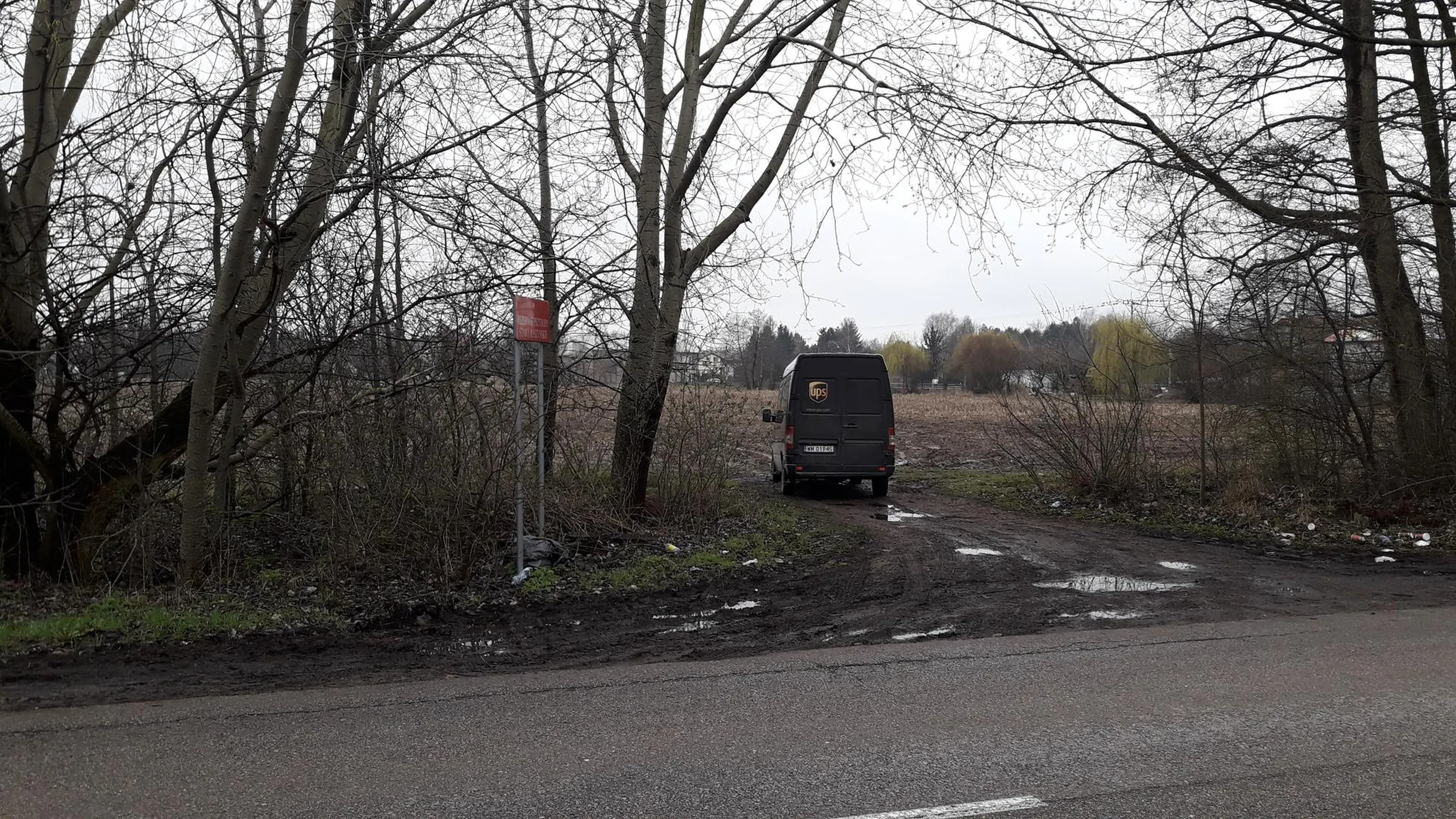 Postój/parkowanie na terenie rezerwatu przyrody