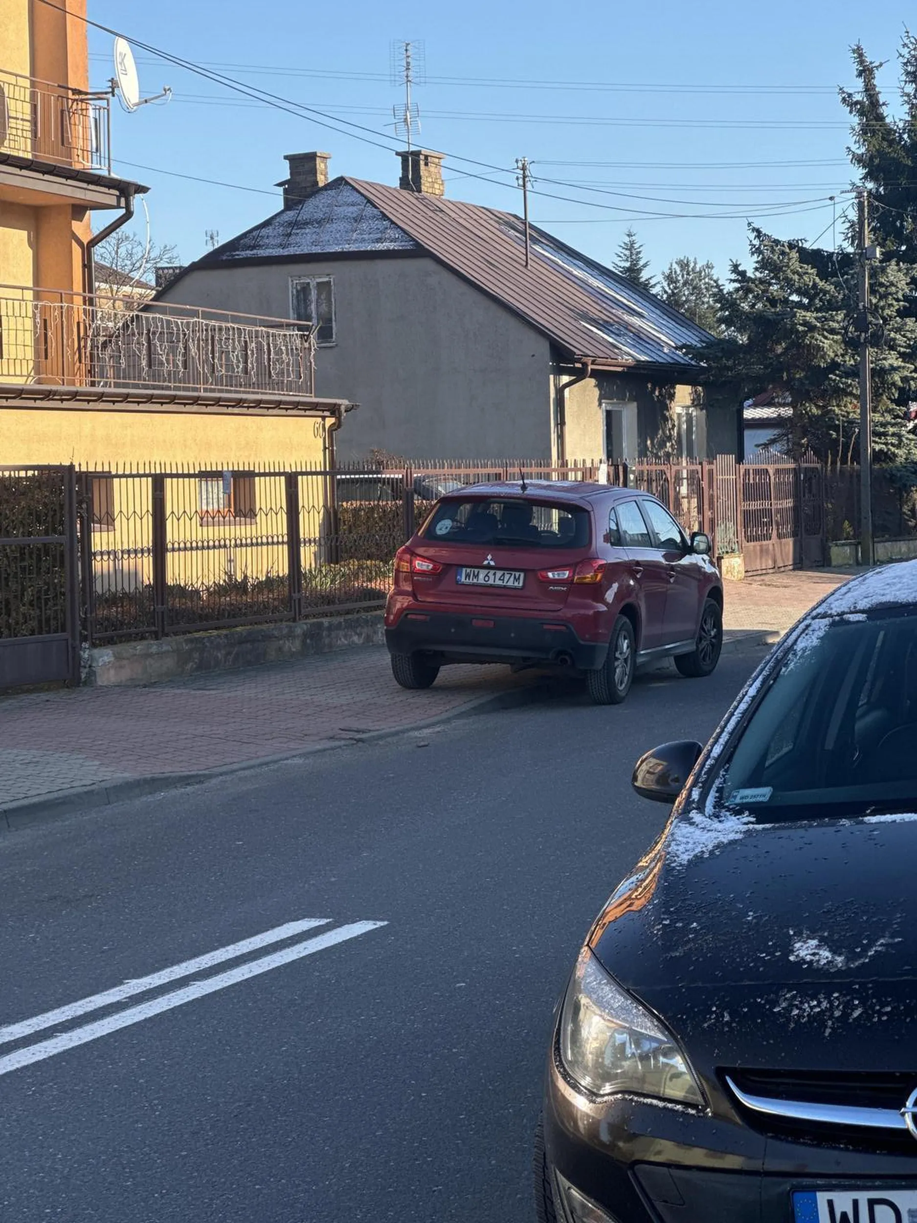 nie przwpuscil na przejsciu