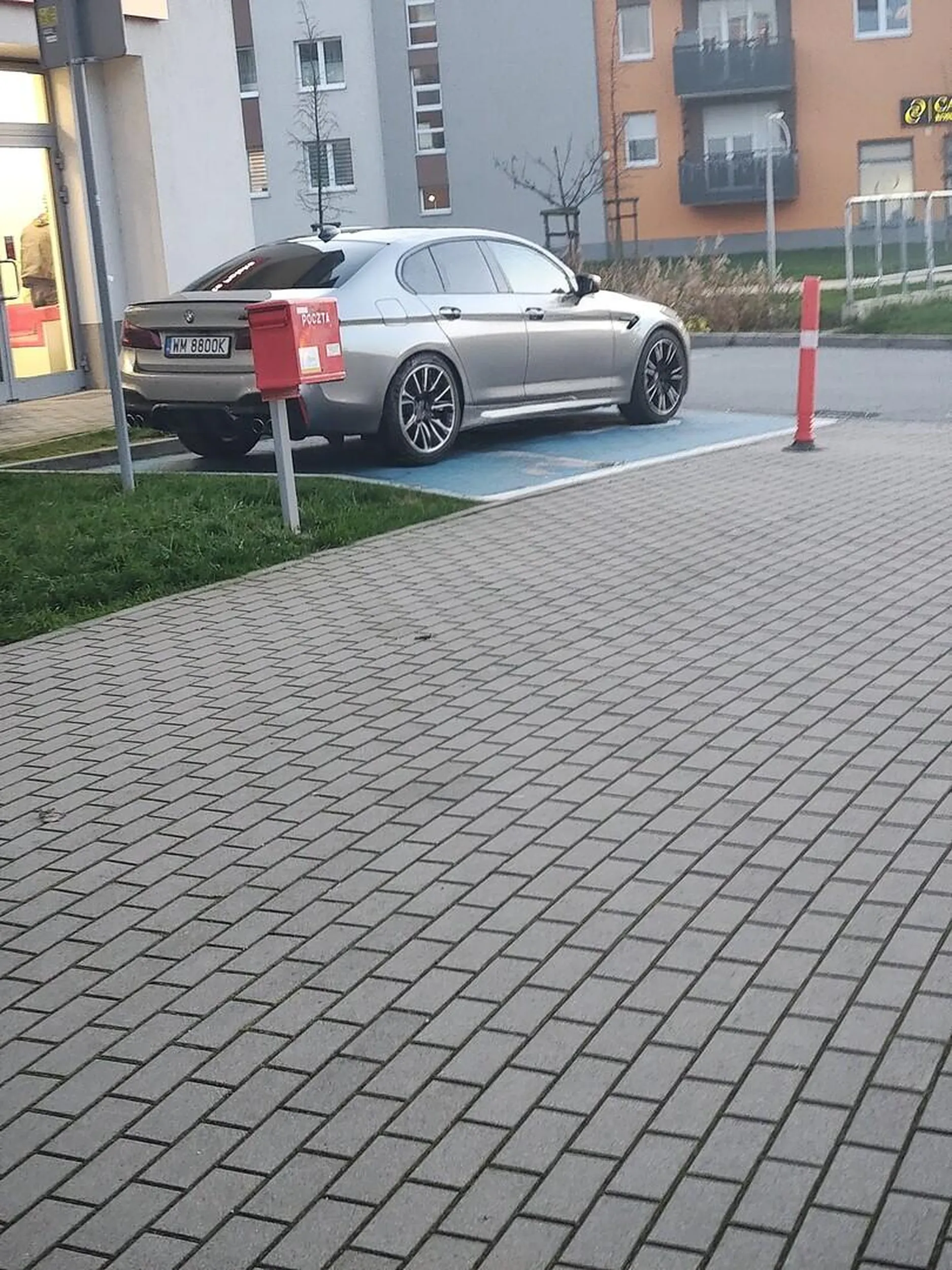 Gratuluję parkowania na kopercie