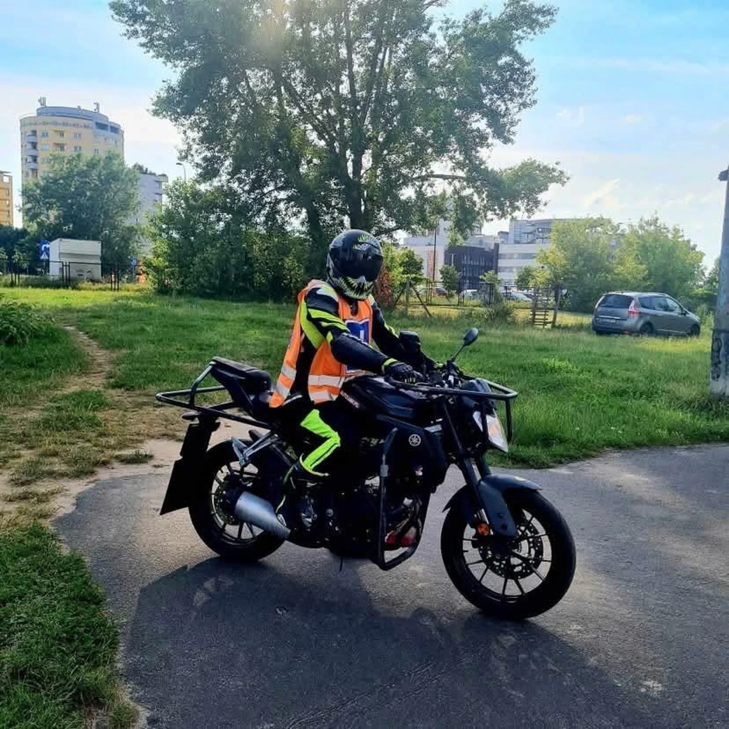 Yamaha mt 125 na której uczyłem się jeździć :D
