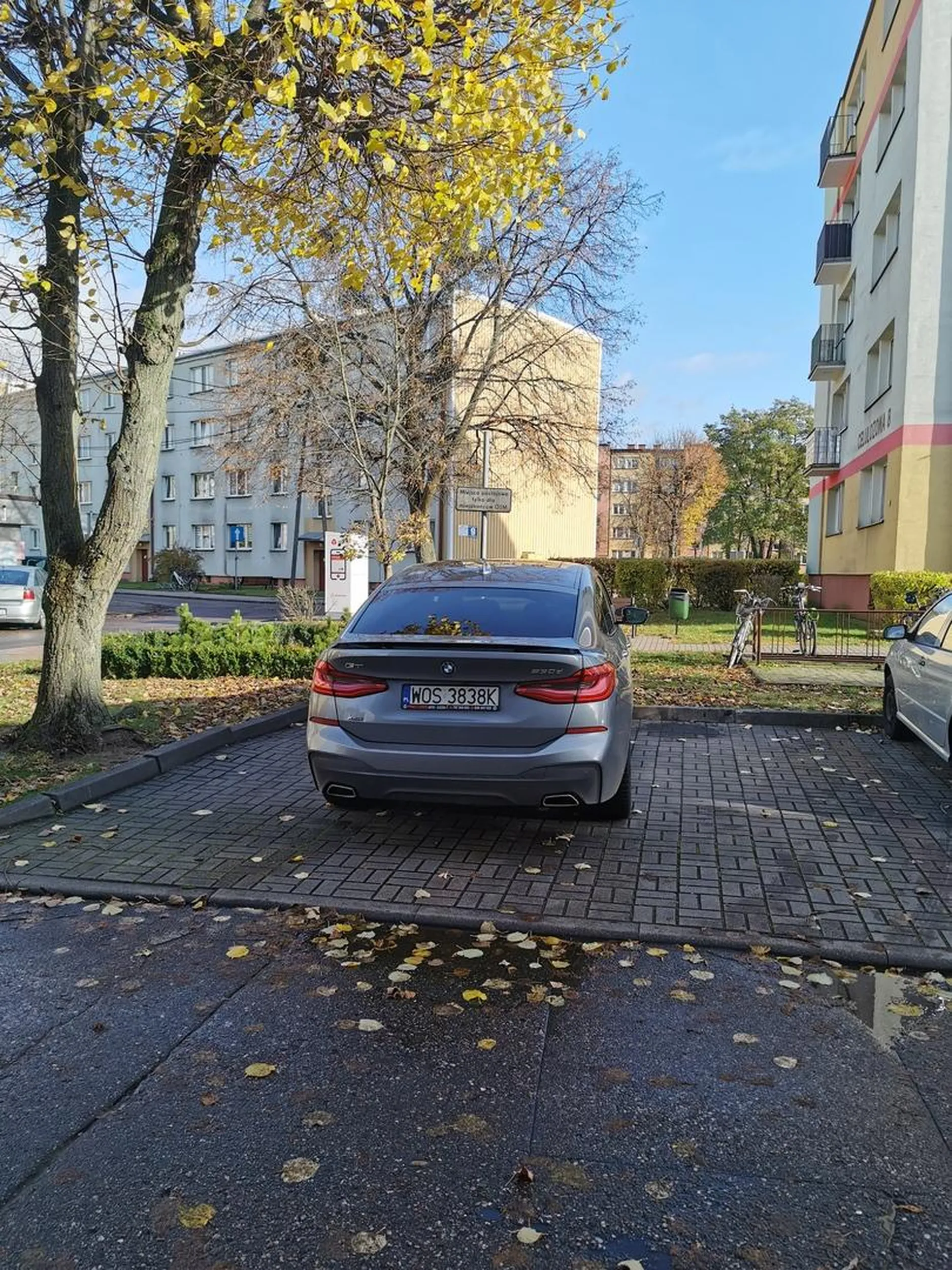 Brak umiejętności parkowania.