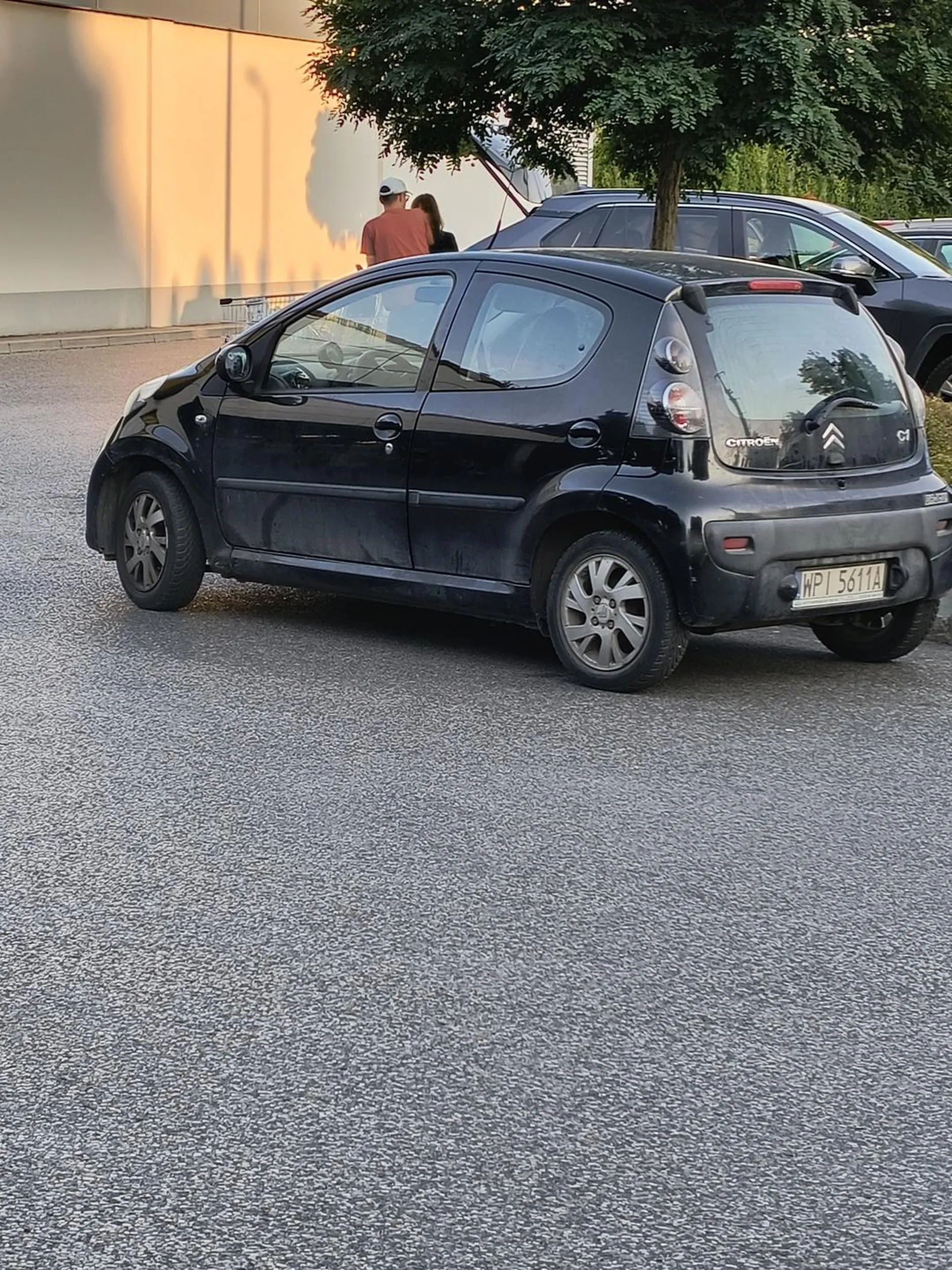 Święta krowa na miejscu parkingowym premium. Szkoda że nie wjechałeś w drzwi.