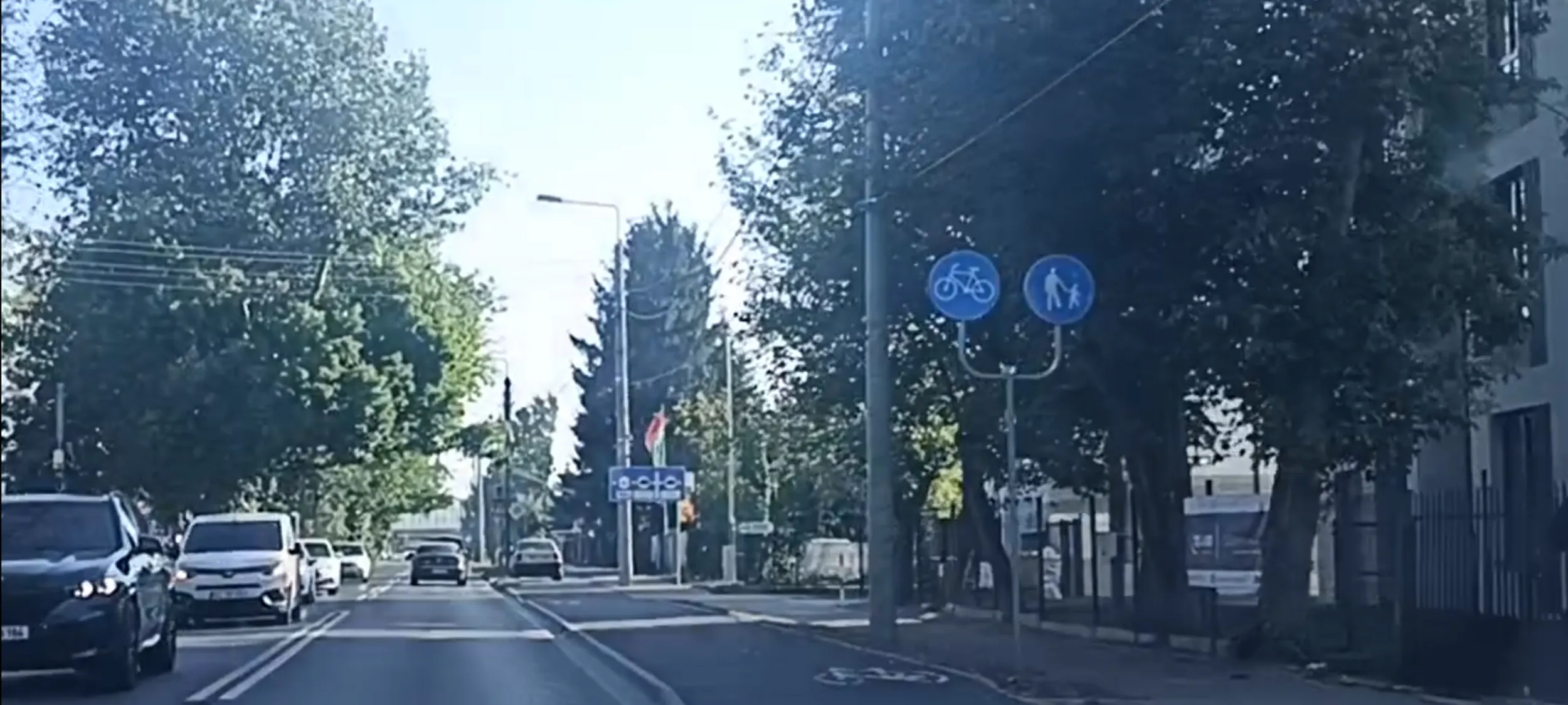 Chamskie parkowanie na ścieżce rowerowej