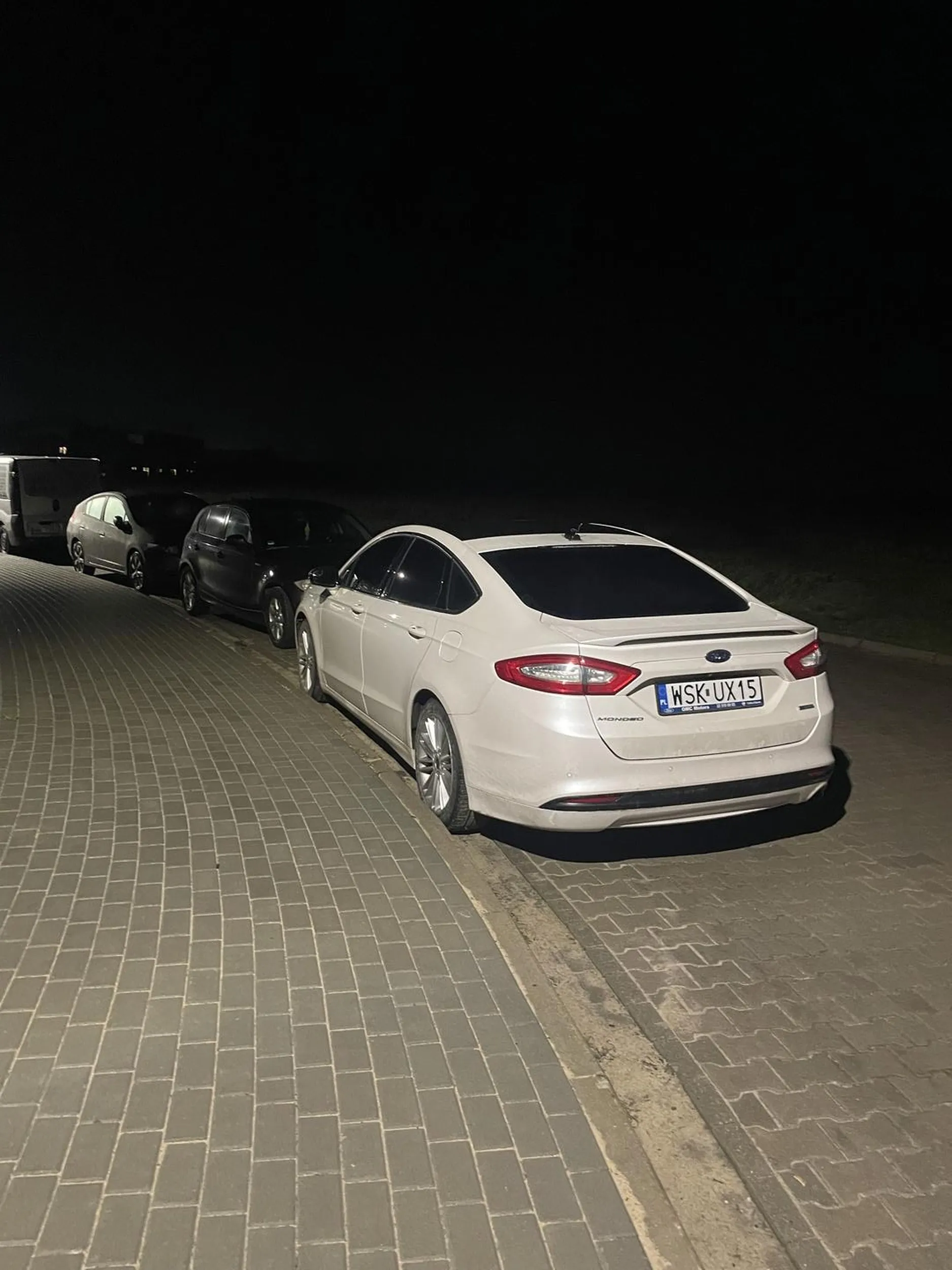 Parkuje na zakręcie