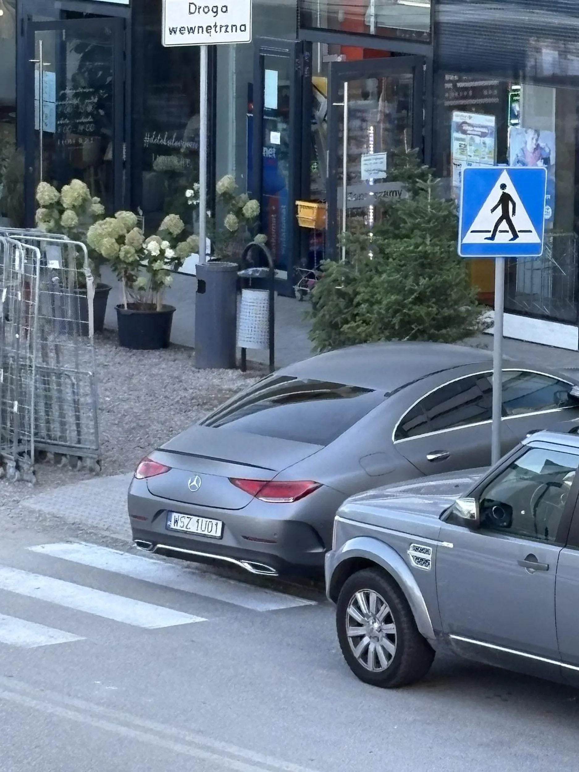 Kobieta parkuje na pasach i zieleni! Kompletny brak wychowania