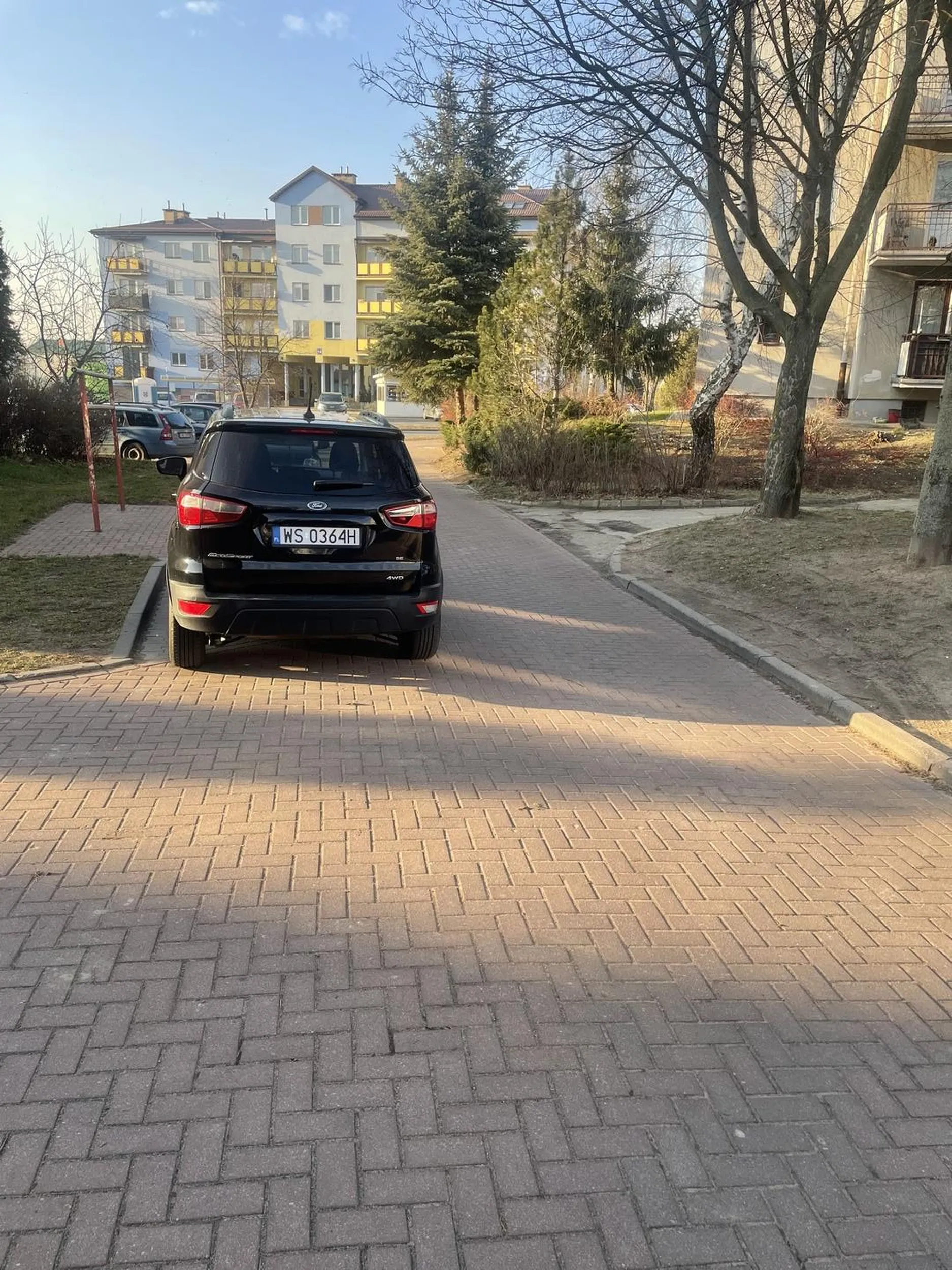 Na przyszłość polecam stanąć na środku żeby jeszcze lepiej się innym mijało….