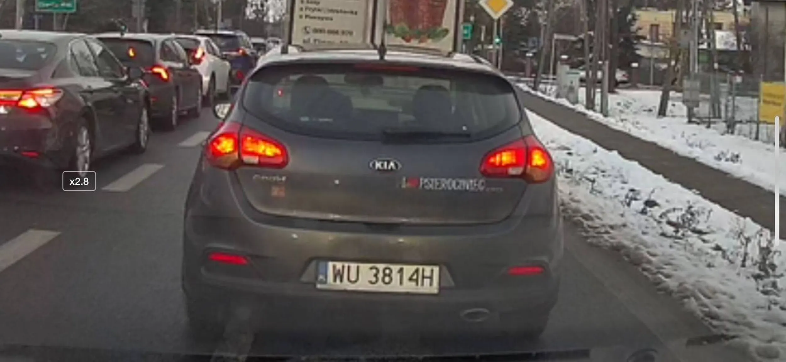 Ołtarzew około 8:05 14.01.2025