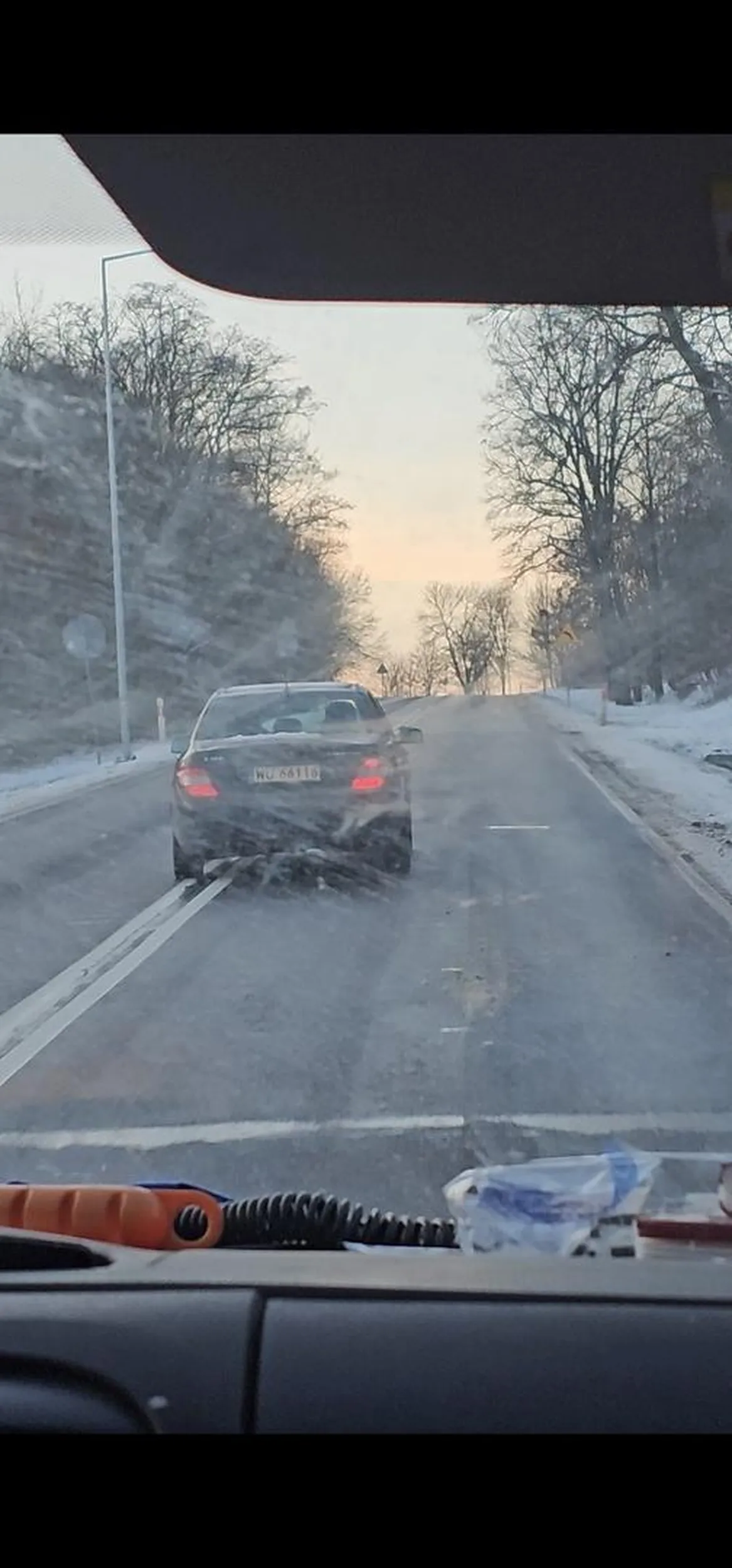 Jezdzi nie przepisowo myślę że był pijany nie dał się zatrzymać