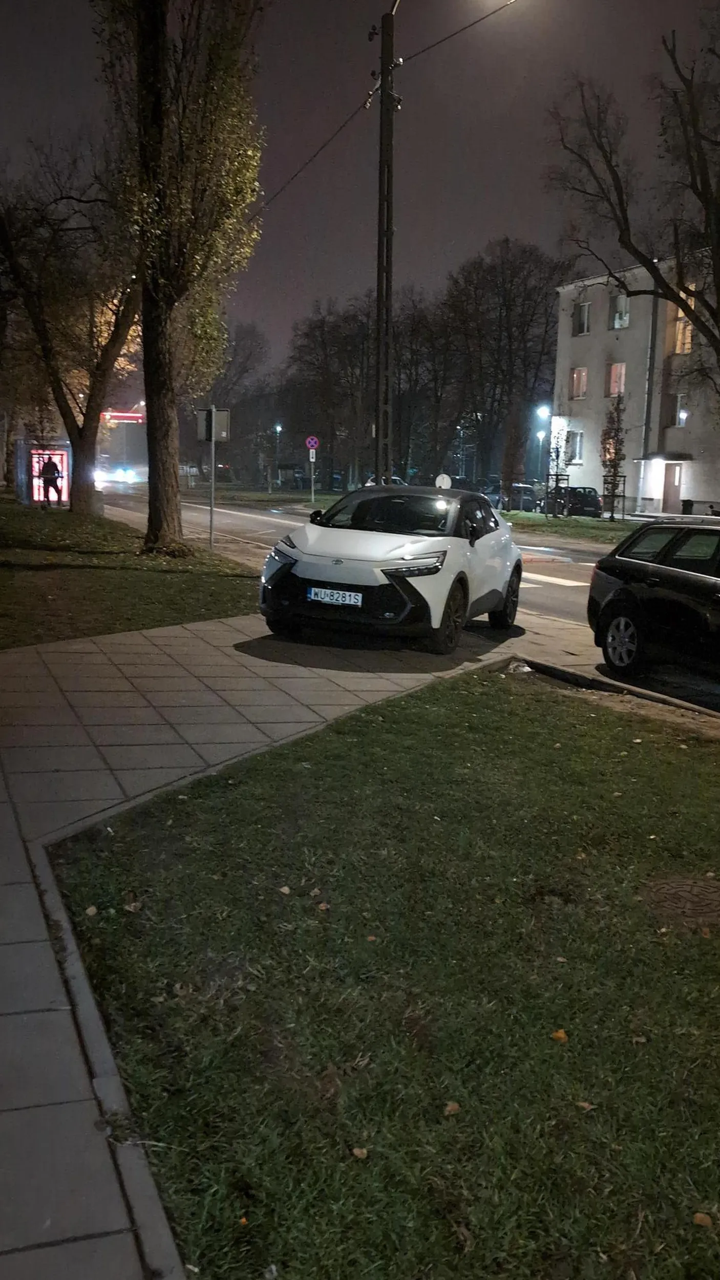 Pozdrawiam serdecznie Pana kierującego i jego przemiłą żonę. Państwo tylko szybciutko, na chwilę do sklepu przecież tym chodnikiem nikt nie chodzi. Może niedługo też będą gwiazdami internetów jak tylko uda mi się wrzucić filmik z odpowiednim retuszem twarzy bo RODO :D