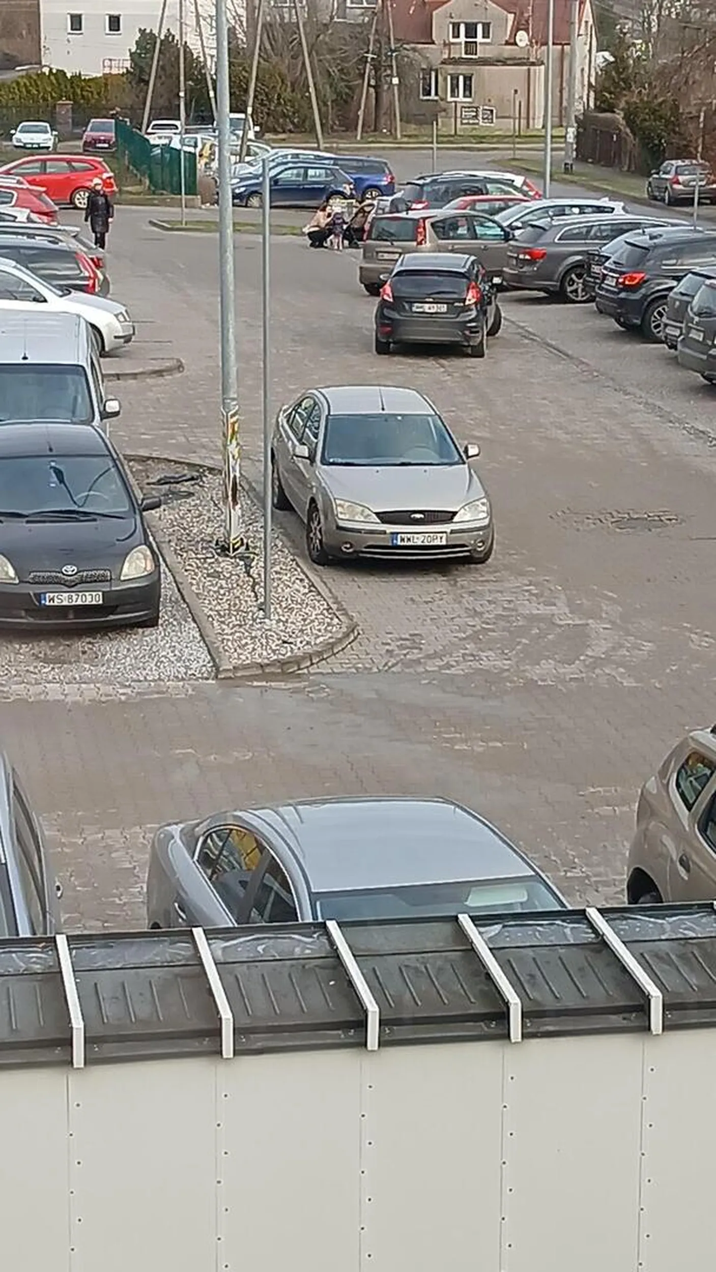 Kierowca nie umie parkować