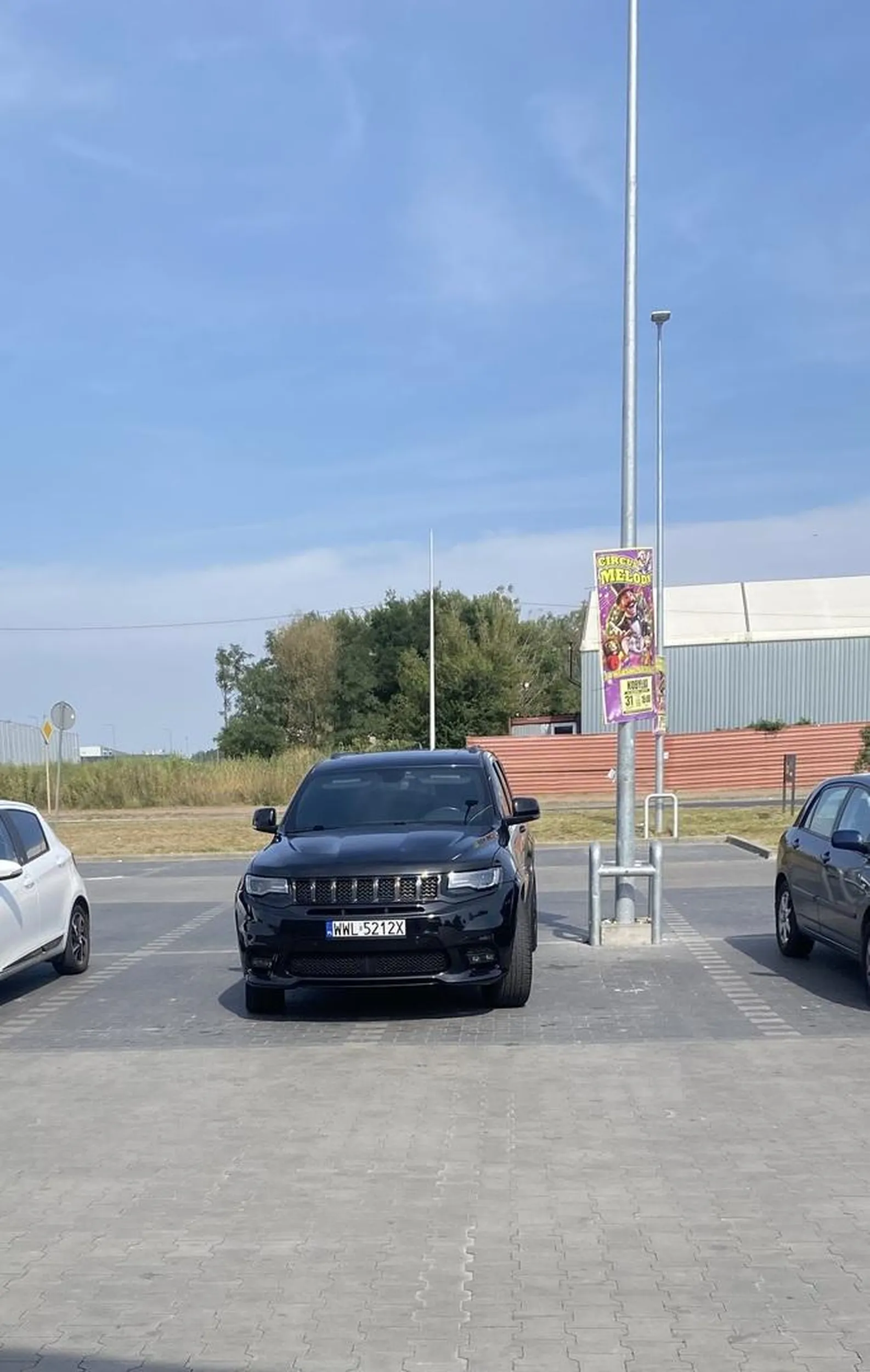 widać, że umiejętność parkowania nie jest na zbyt wysokim poziomie