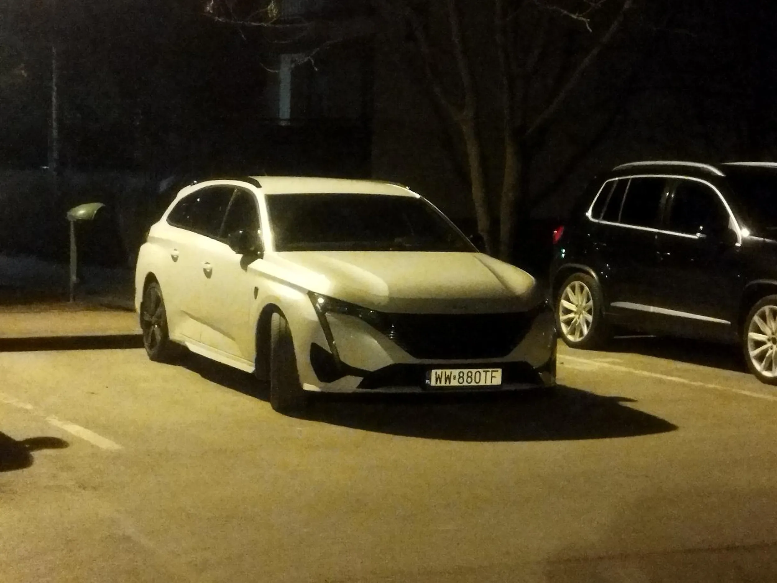 Regularne parkowanie na dwóch miejscach parkingowych