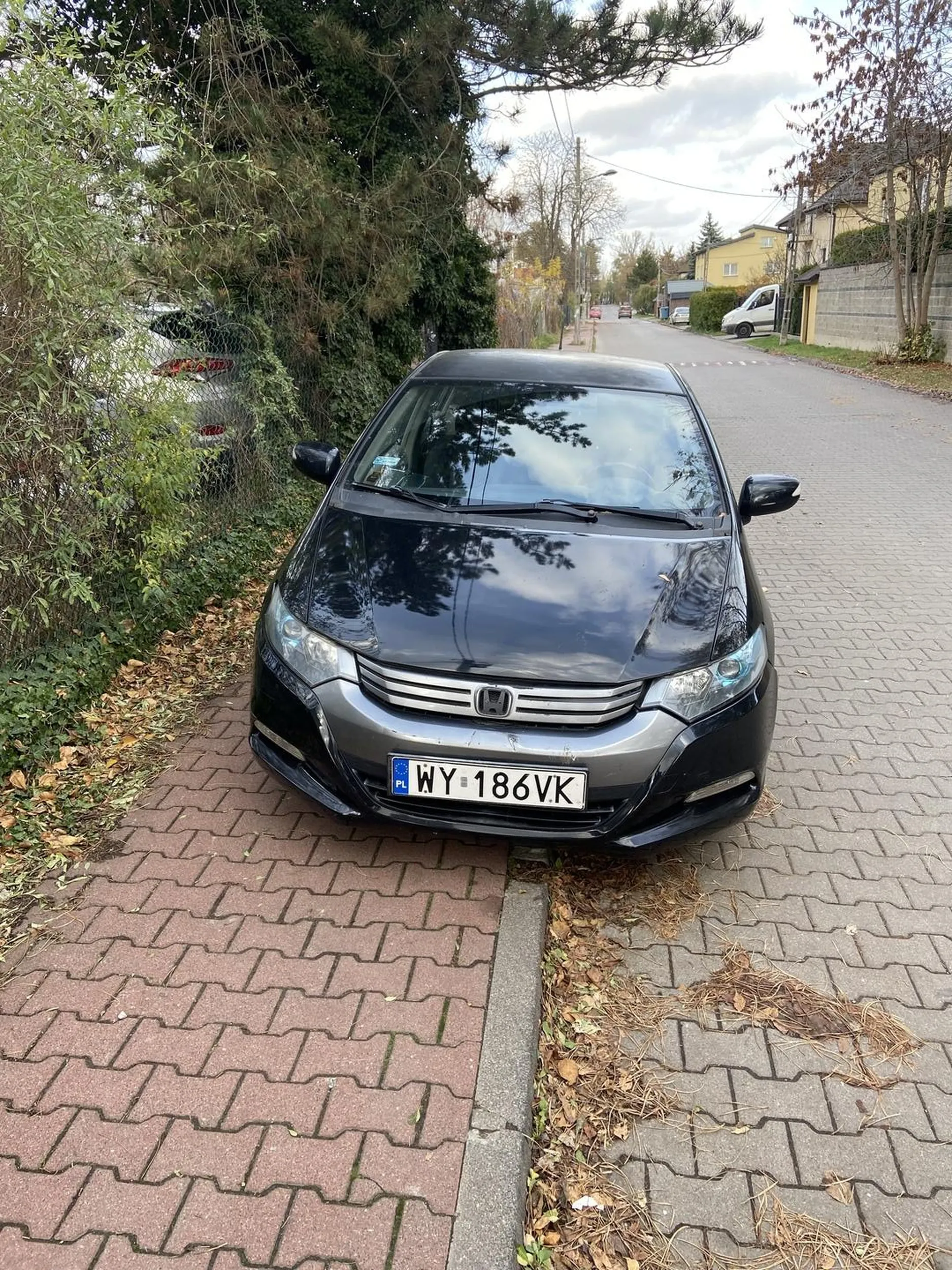 Kolejny mistrz parkowania na chodniku