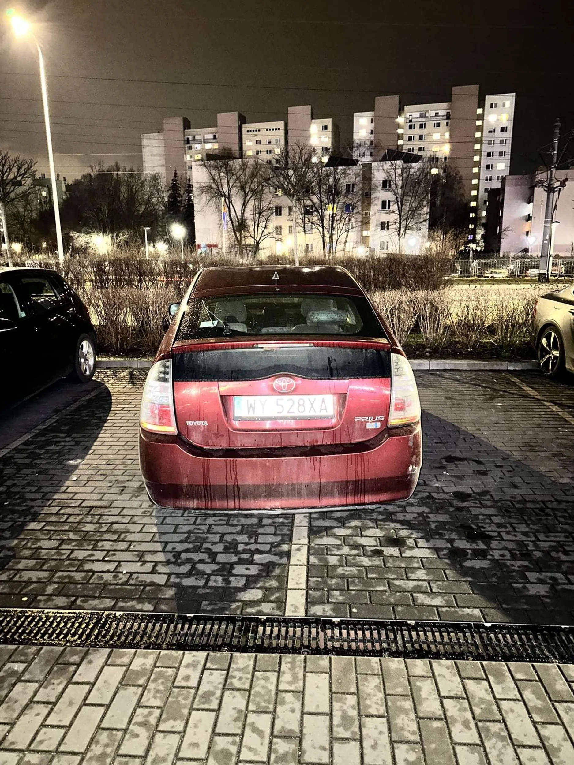 Masakra. 2 miejsca parkingowe zajął.