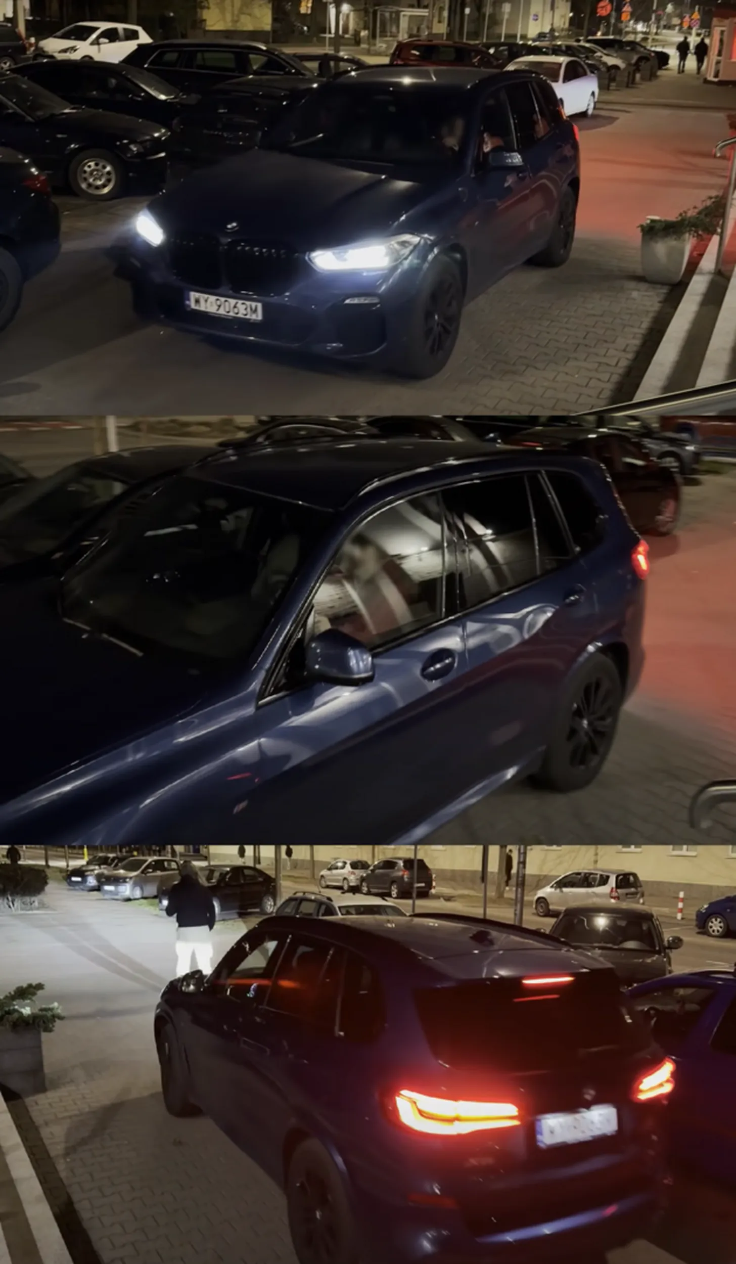 BMW X5 WY9063M ul. Deotymy 41, 01-441 Warszawa - Jazda wzdłuż po chodniku - 1500 PLN + 8 punktów karnych - Korzystanie z telefonu podczas jazdy - 500 PLN + 12 punktów karnych