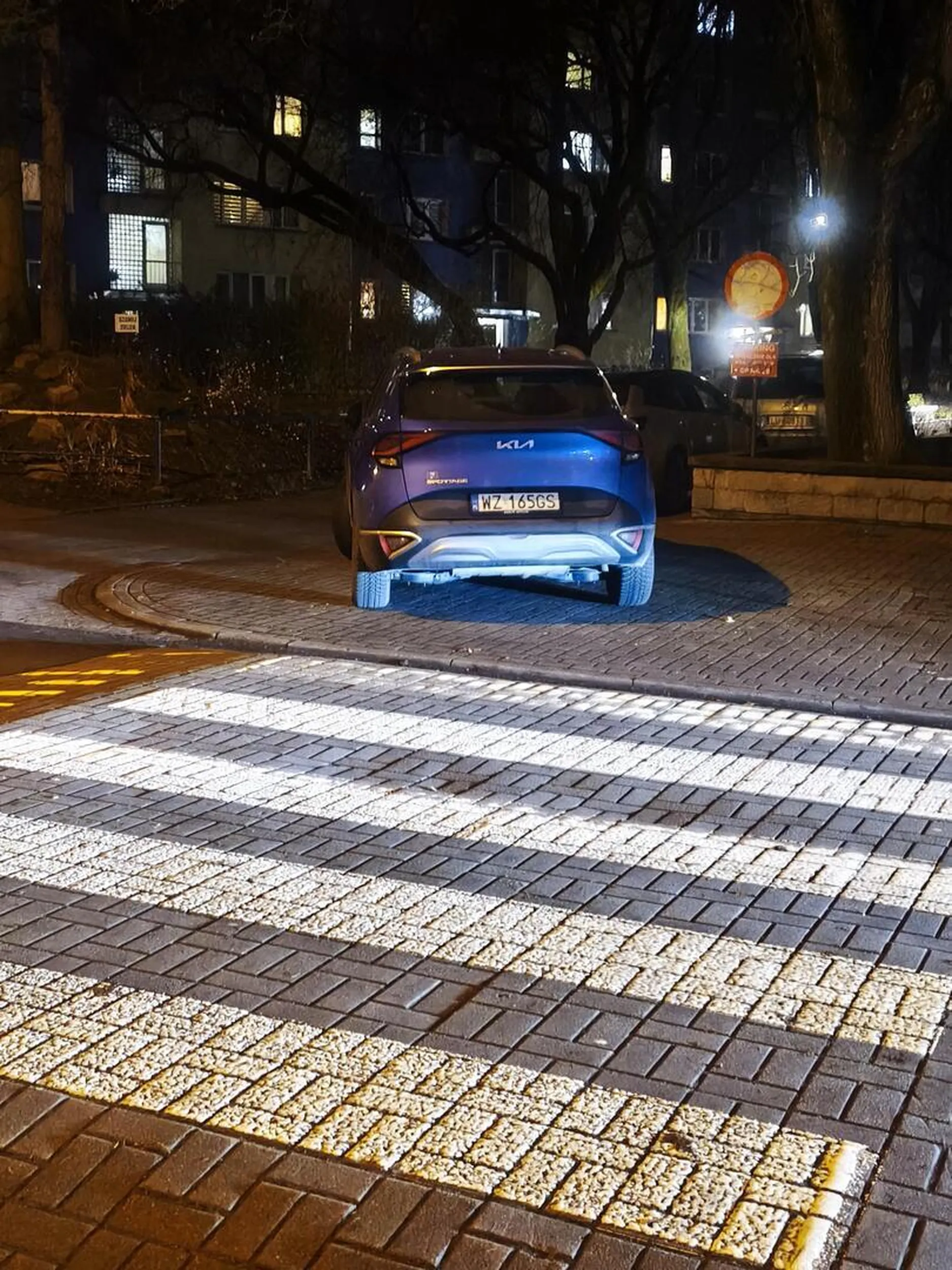 Jakim trzeba być ignorantem, oraz niedorozwojem życiowym, żeby parkować tak pod szkolą?