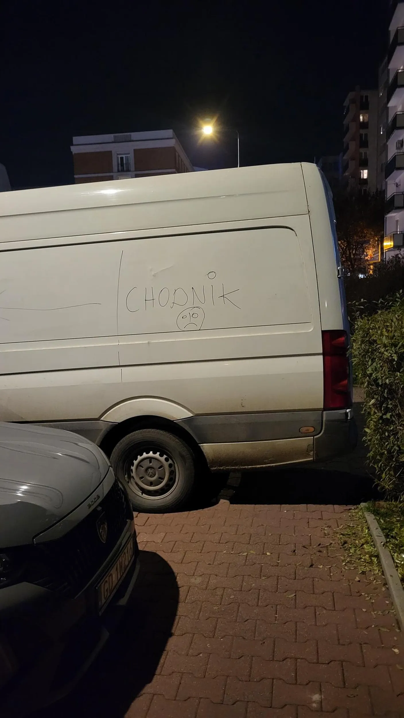 Mistrz parkowania. Niech piesia zapier.alają ulicą.