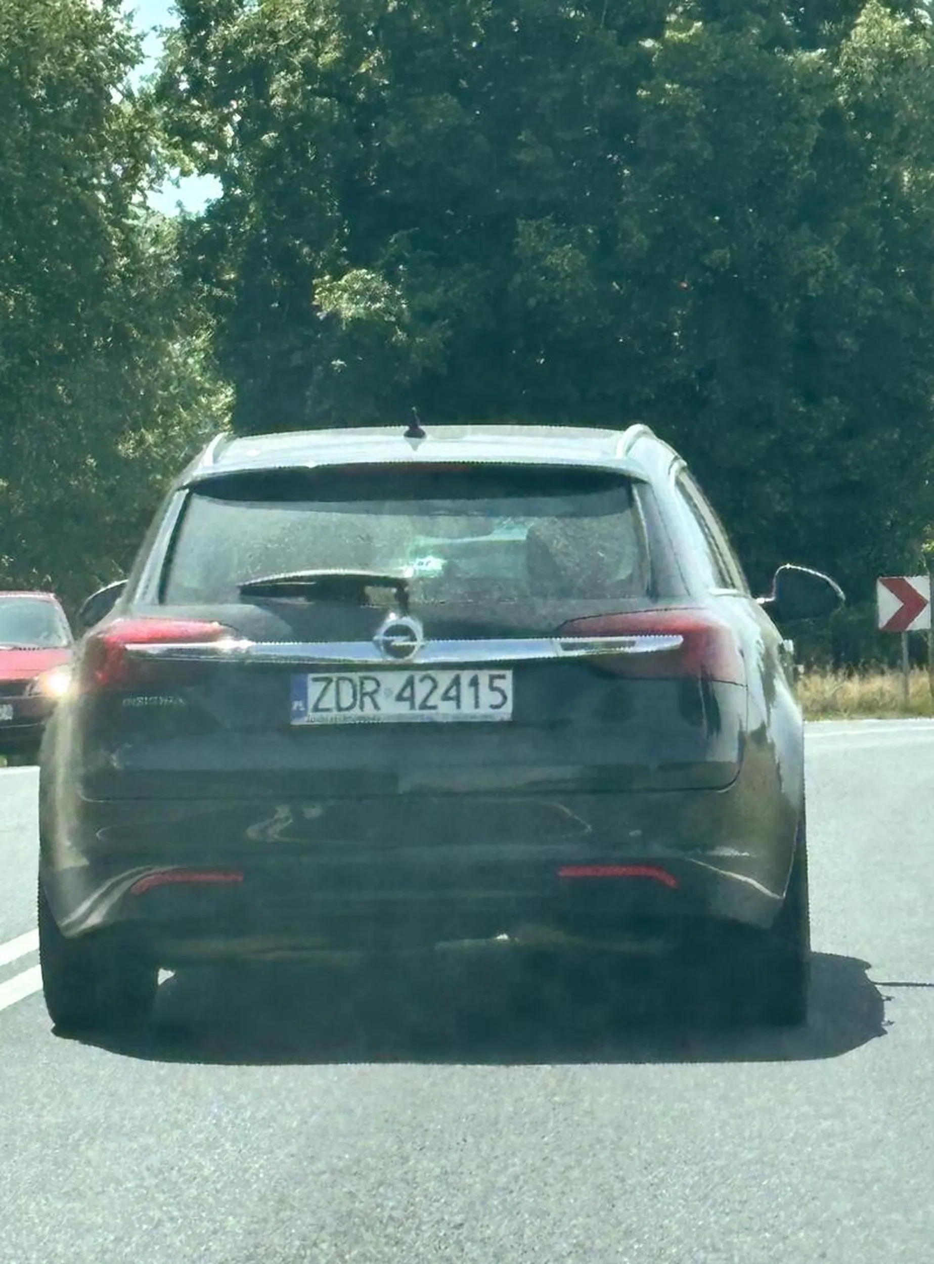 Wyrzuca papierosy za okno podczas jazdy