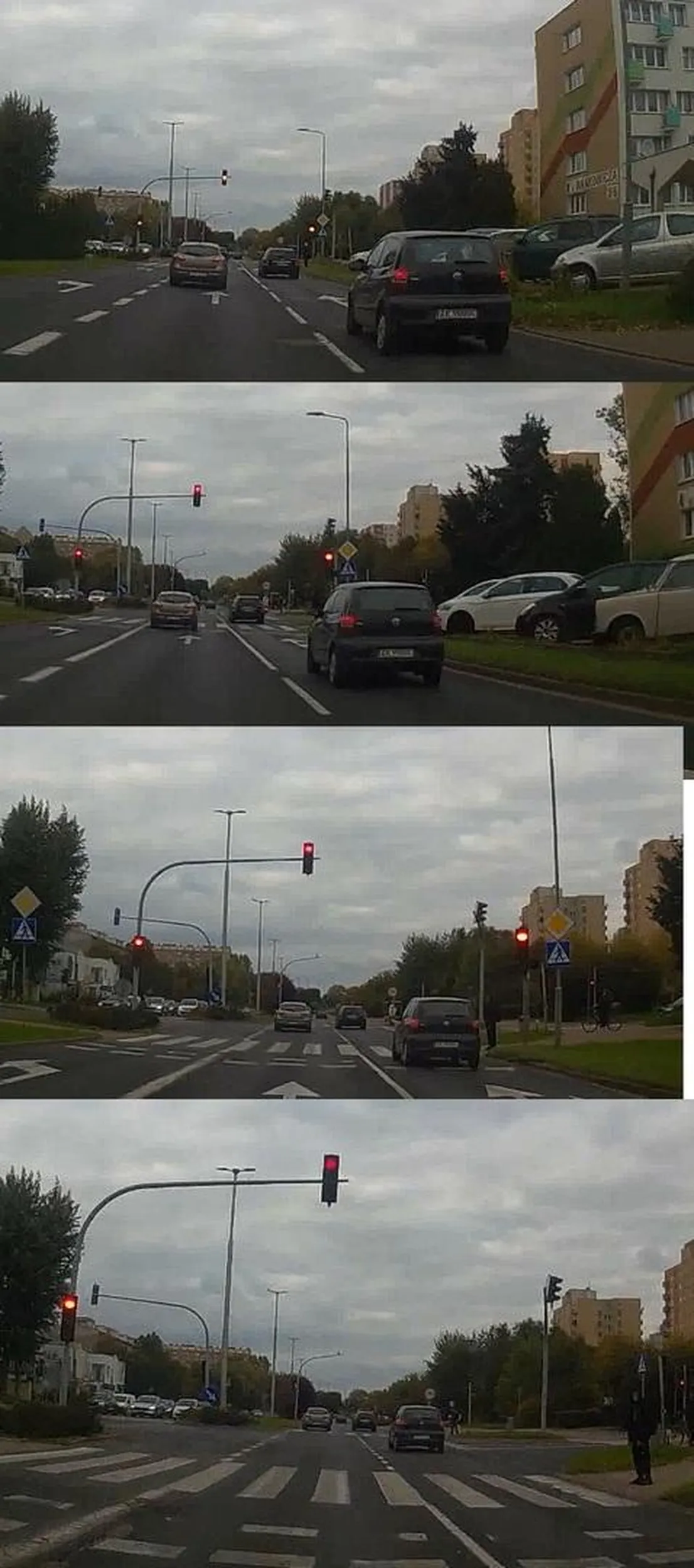 Szanowny kierowco, z takim przejeżdżaniem na czerwonym to skończysz kiedyś wielkim dzwonem.....