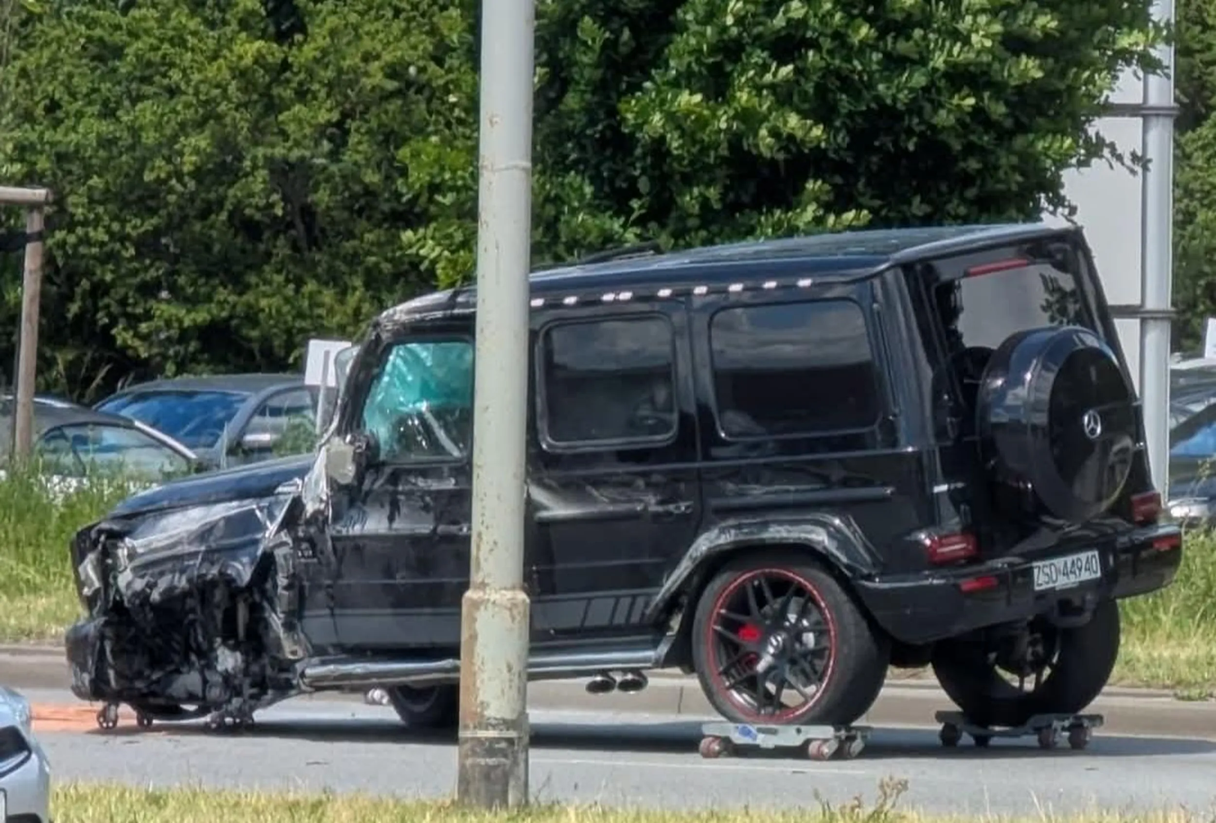 Tak imprezował wczoraj w Szczecinie.