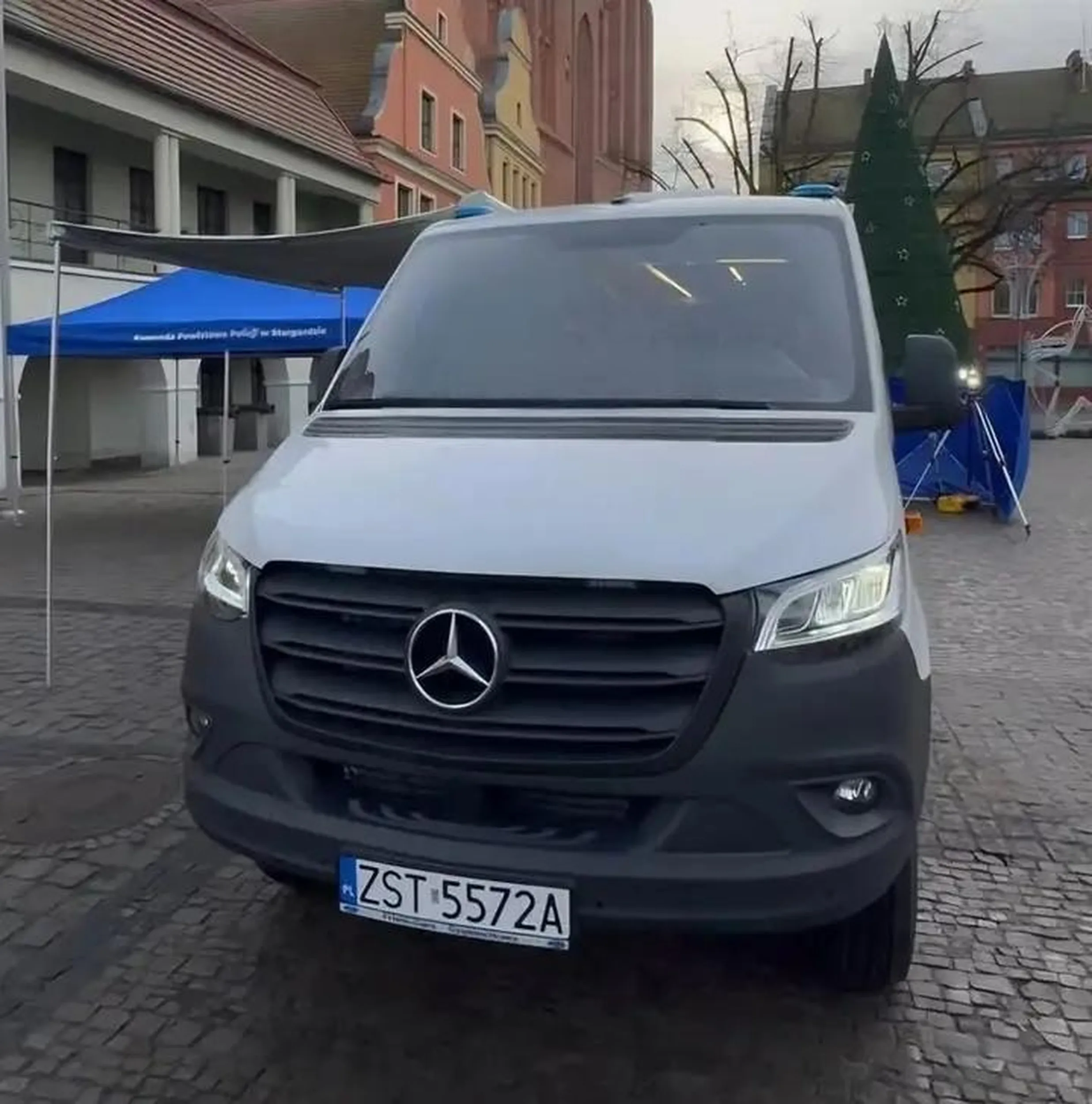 Szary Mercedes Vito Psy!