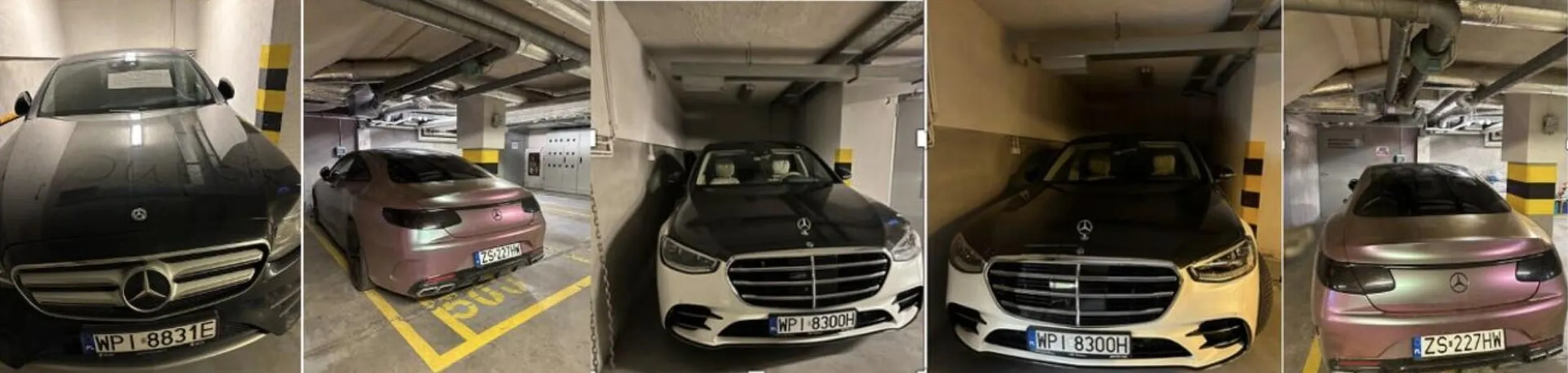 zajmuje nie swoje miejsce w garażu