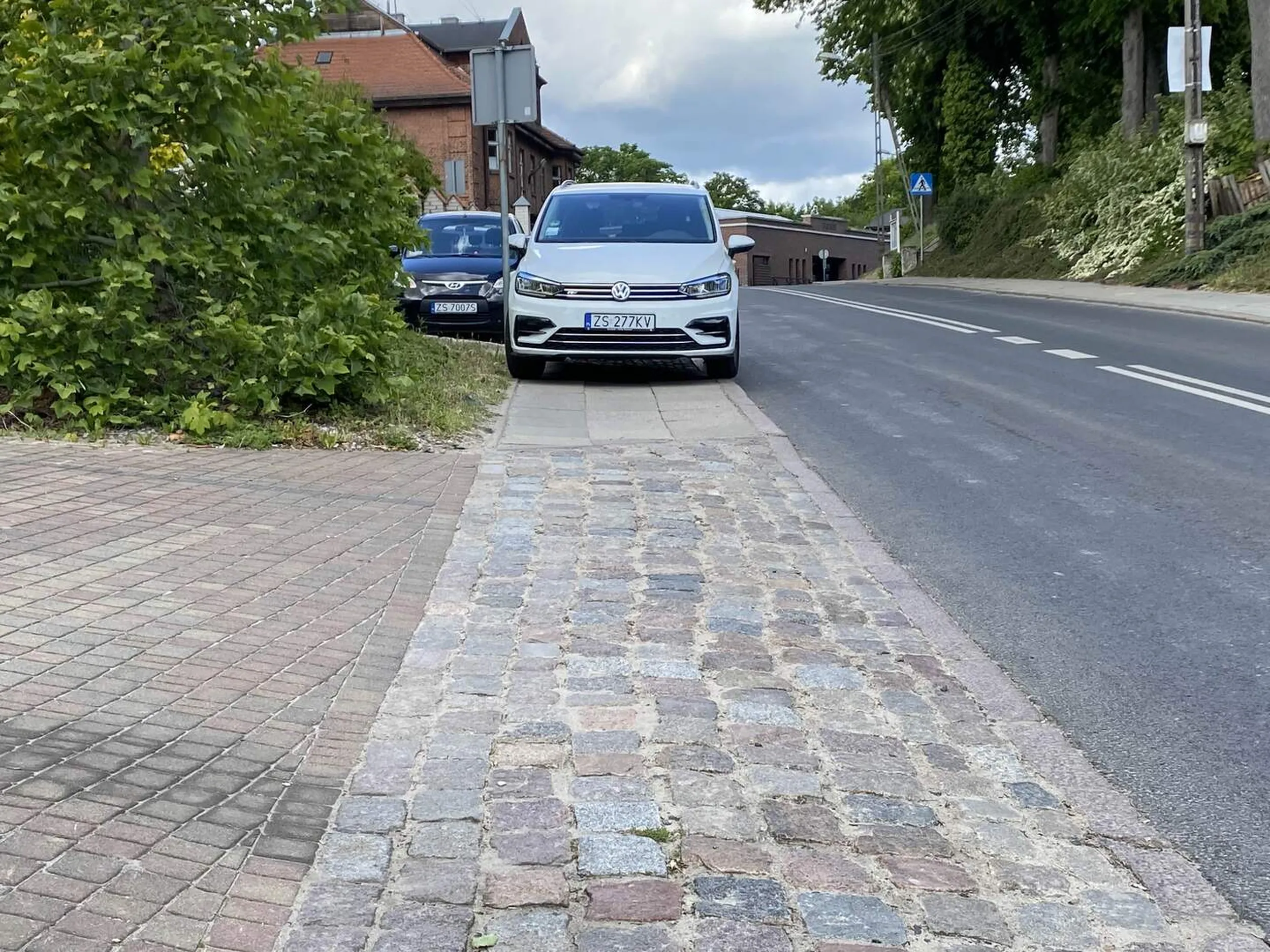 Kierowca nie potrafi parkować, brak wyobraźni. Nie może przecież pojechać 500 metrów na darmowy parking.