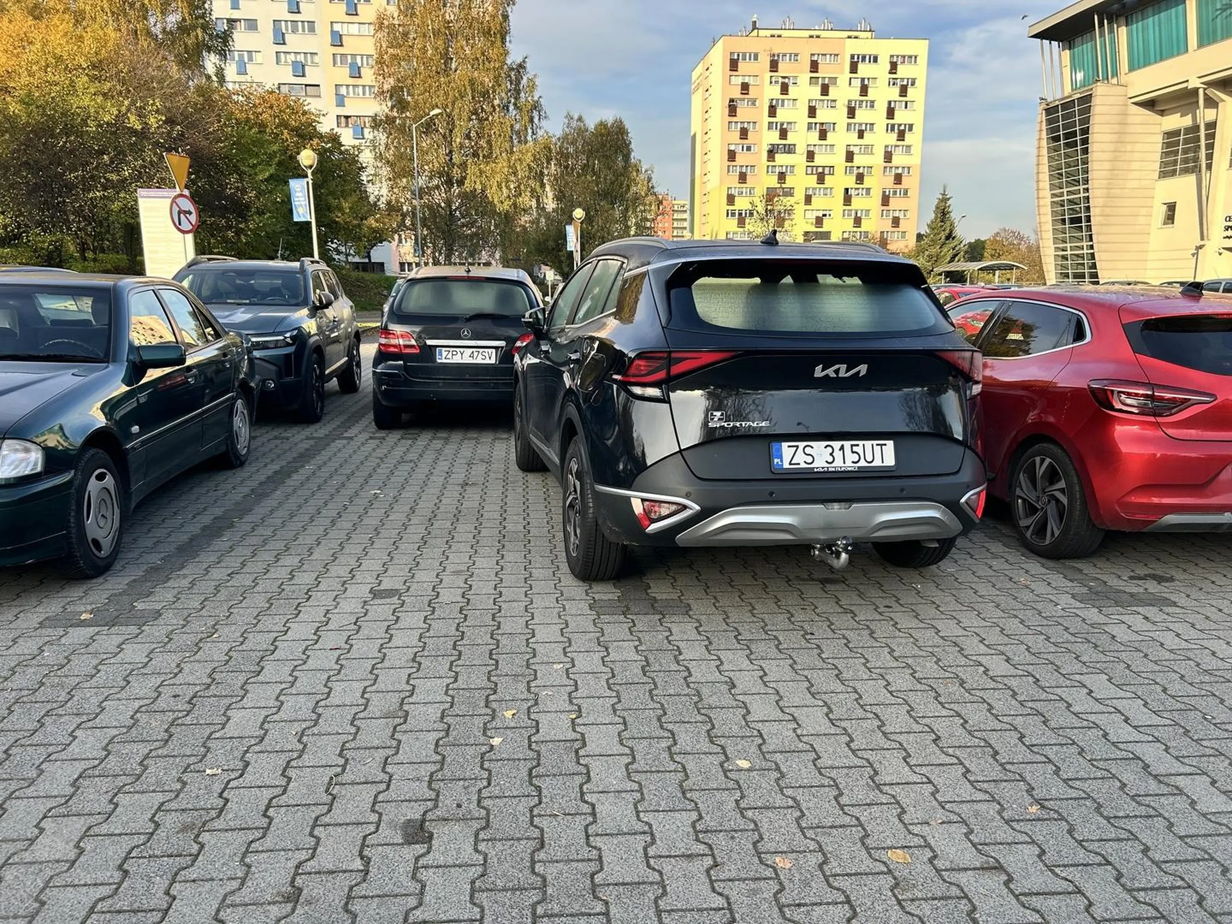 Świetne parkowanie, zalecam wizytę u okulisty