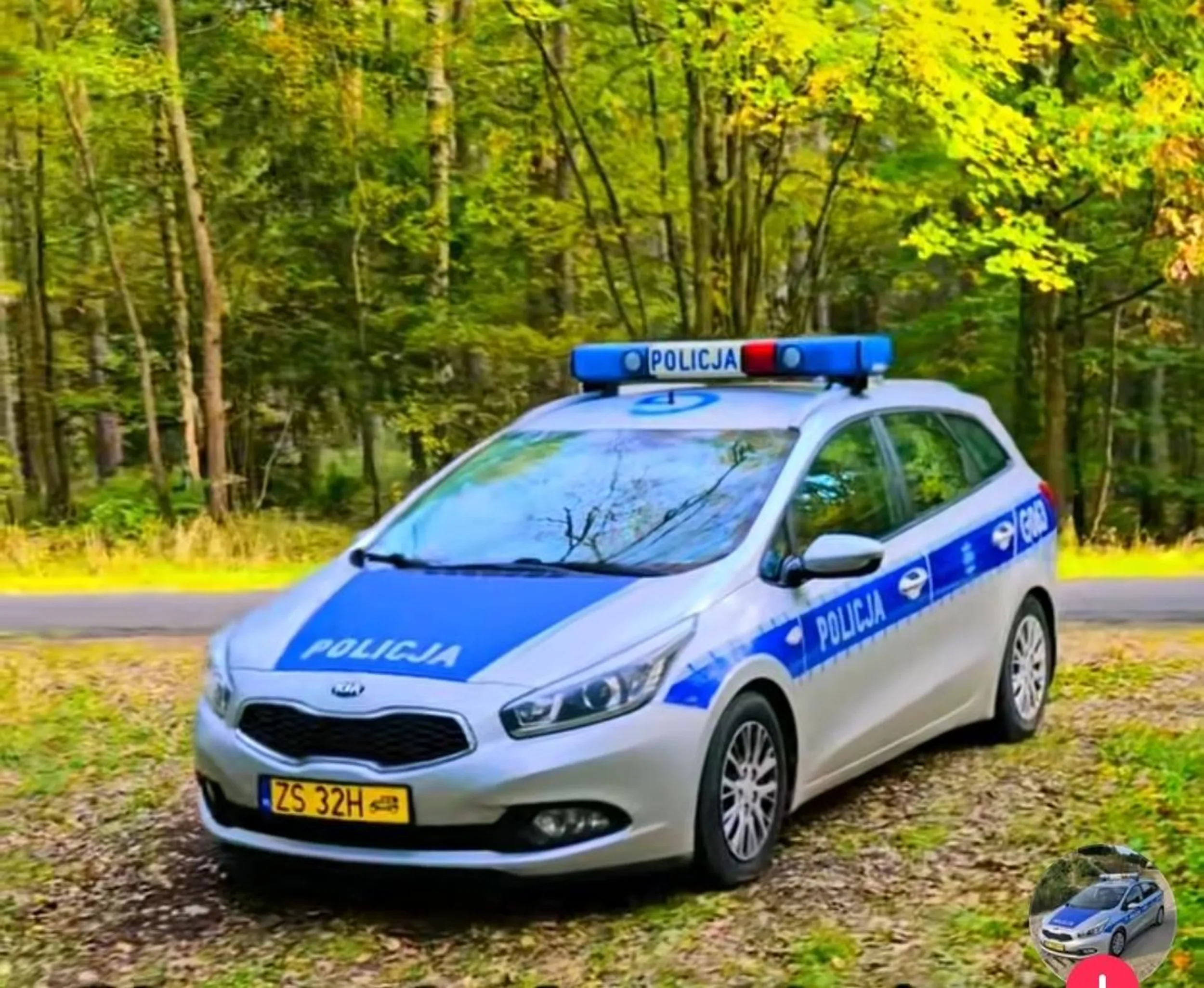 Radiowóz na wynajem, oznakowany