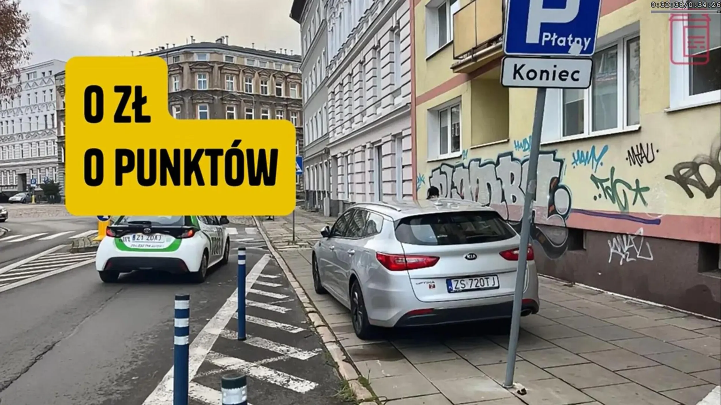 głąb zastawia chodnik