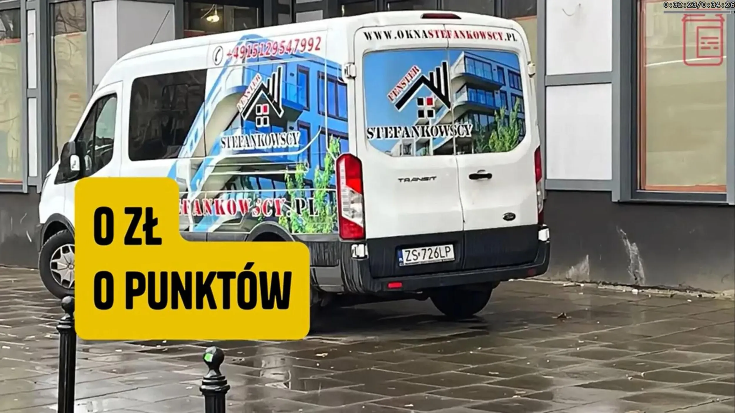 głąb zastawia chodnik