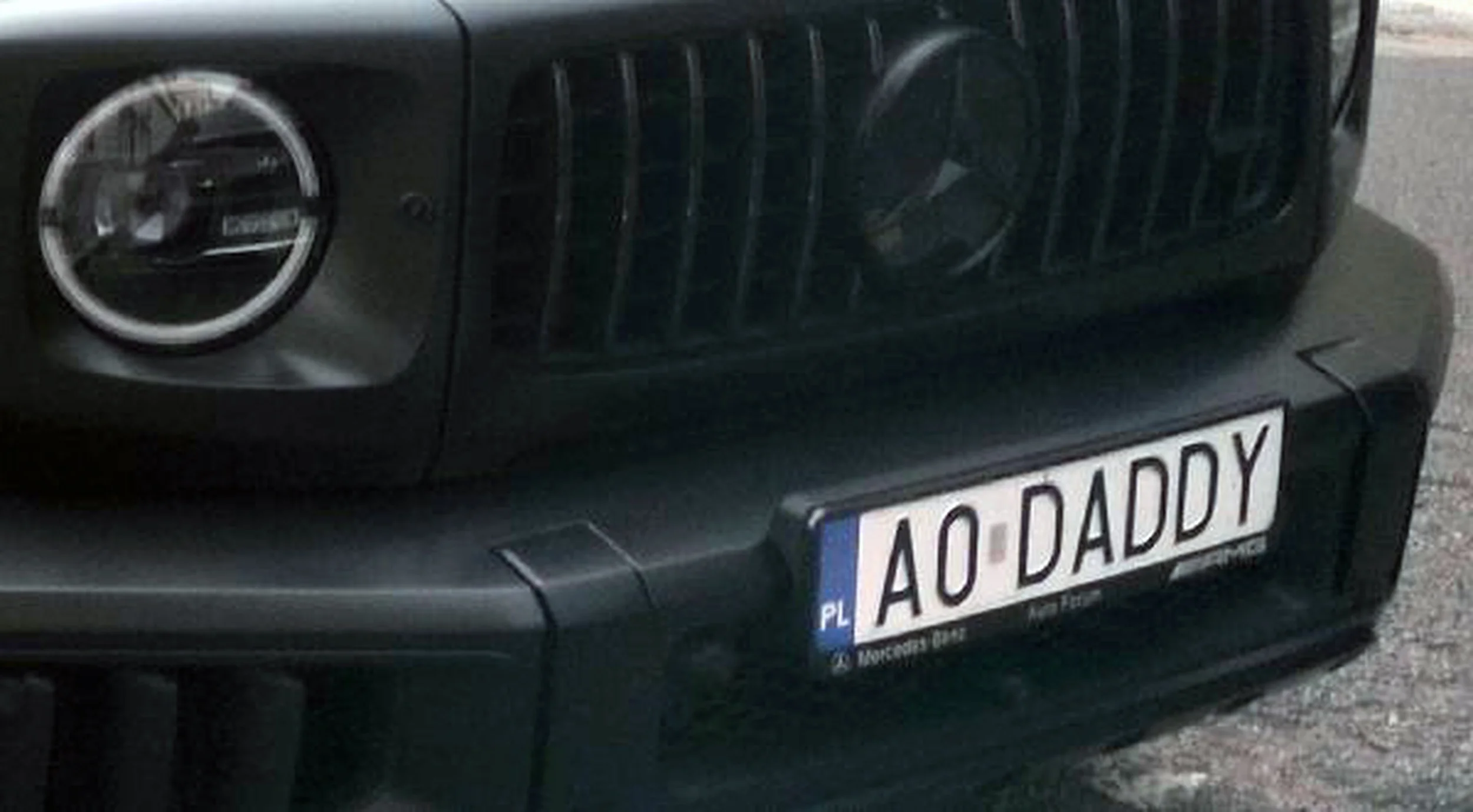 Fajny numer, blacha A0 DADDY